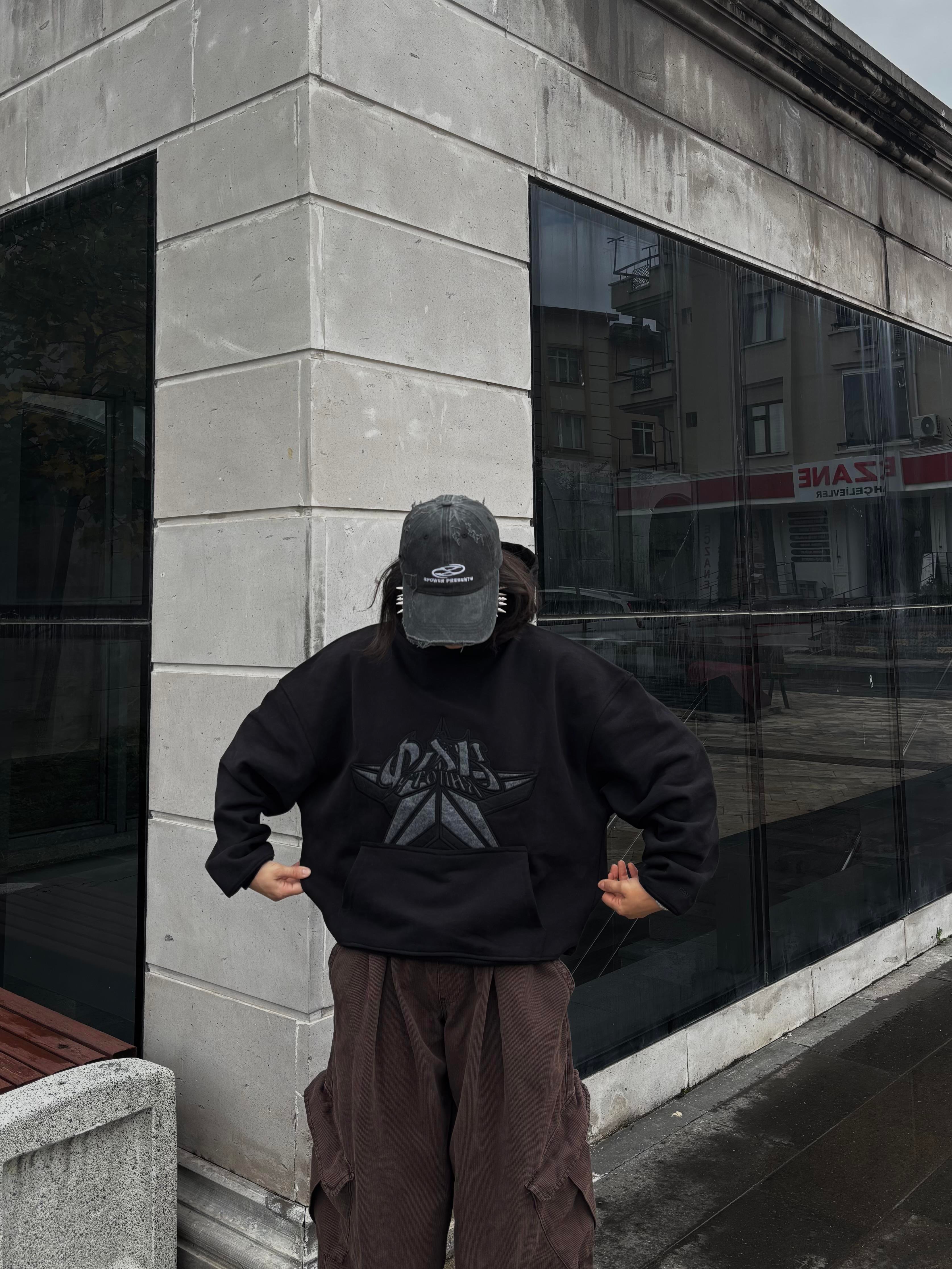 Premium Mold Stance Boxy Fit Nakışlı Hoodie 