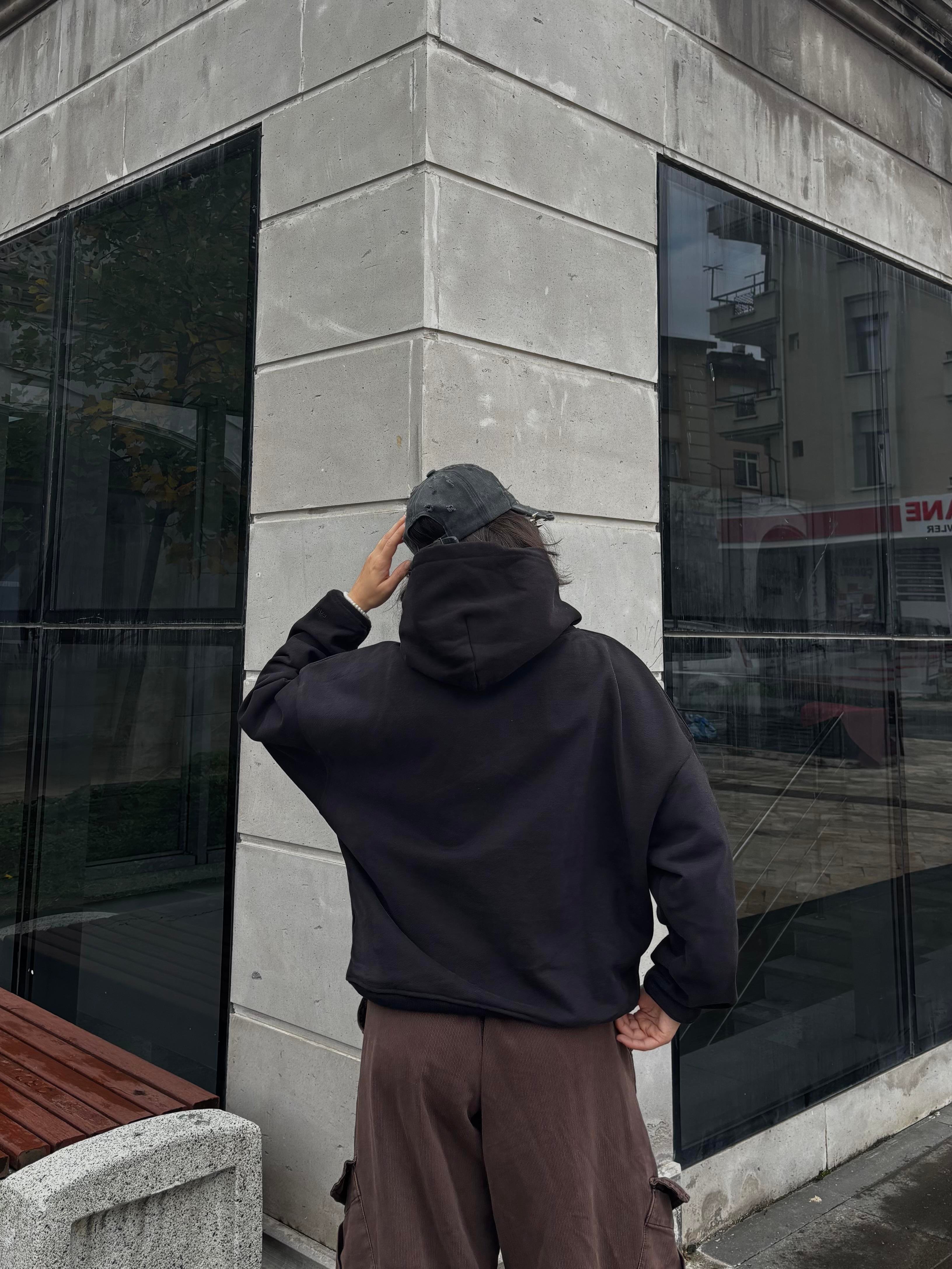 Premium Mold Stance Boxy Fit Nakışlı Hoodie 