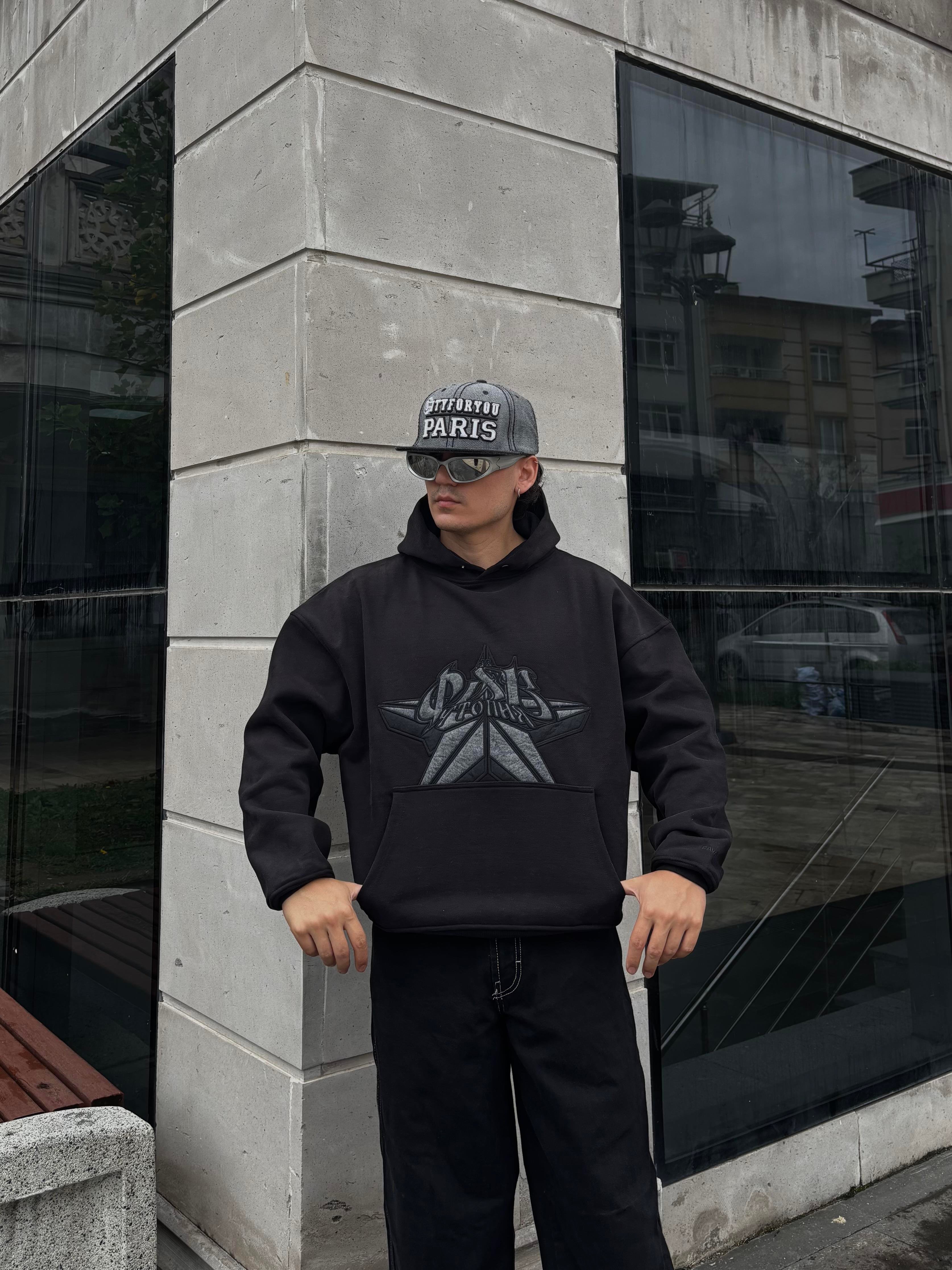 Premium Mold Stance Boxy Fit Nakışlı Hoodie 