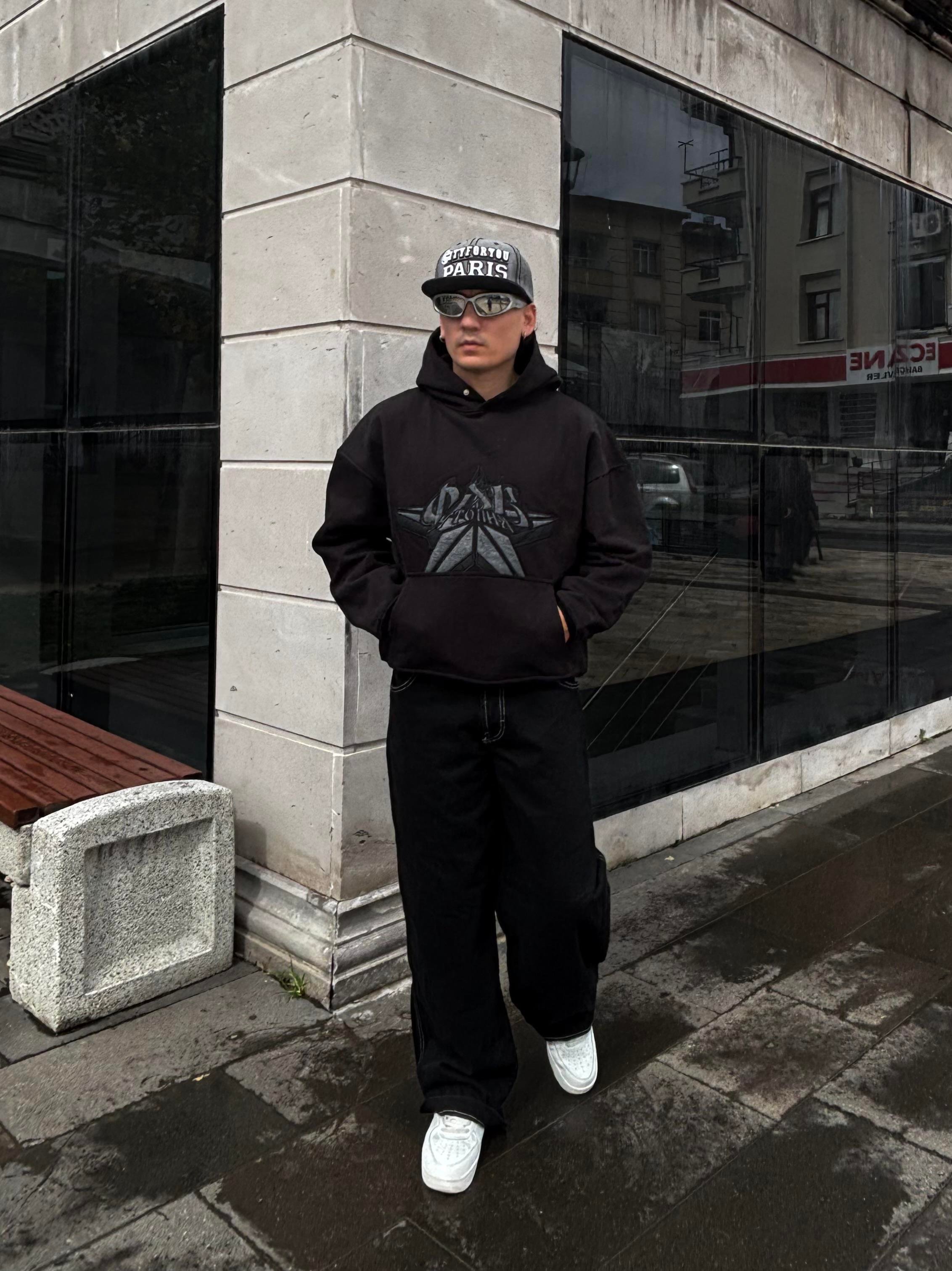 Premium Mold Stance Boxy Fit Nakışlı Hoodie 