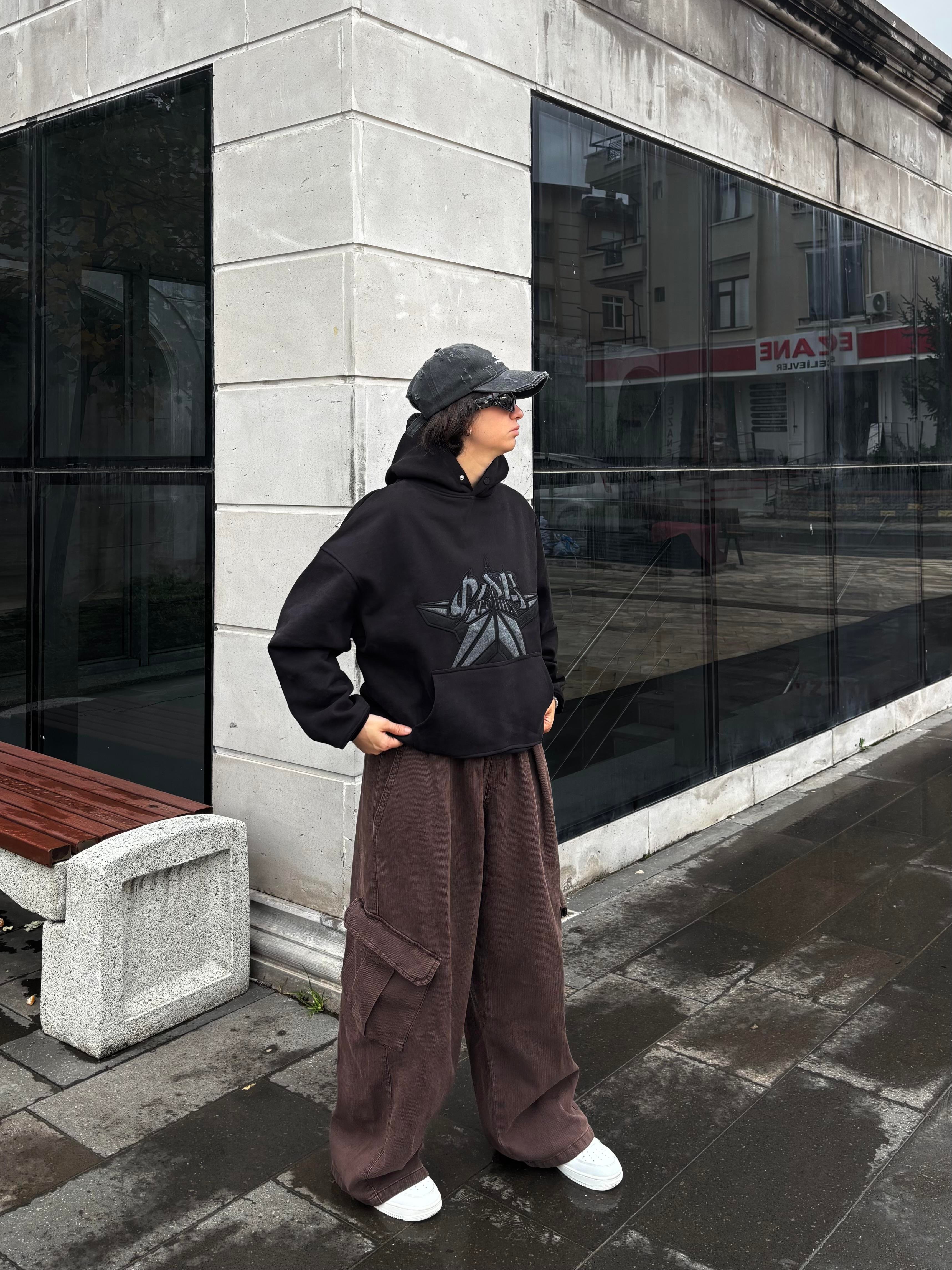 Premium Mold Stance Boxy Fit Nakışlı Hoodie 