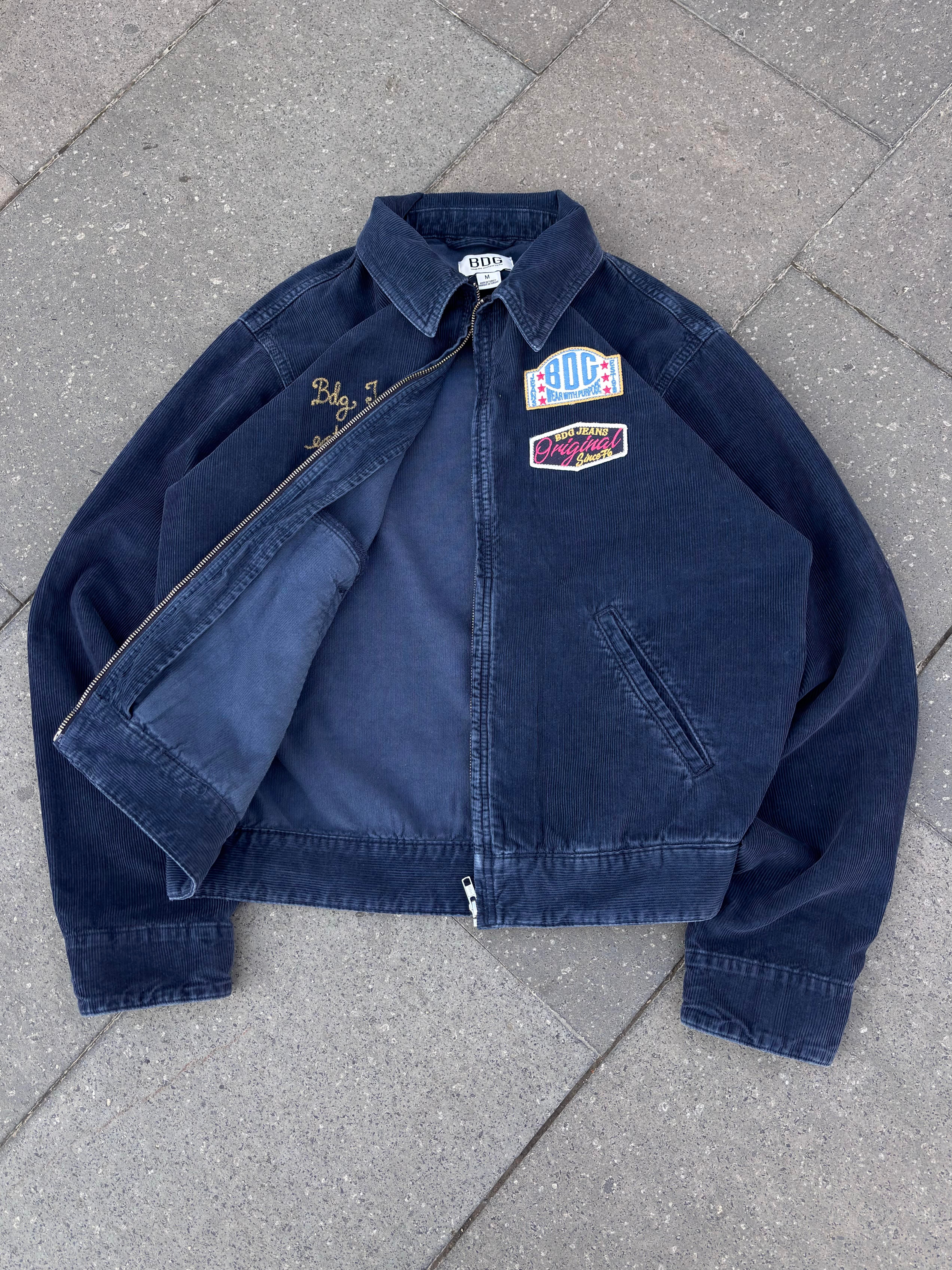 Premium Navy Conduroy Mechanic Jacket