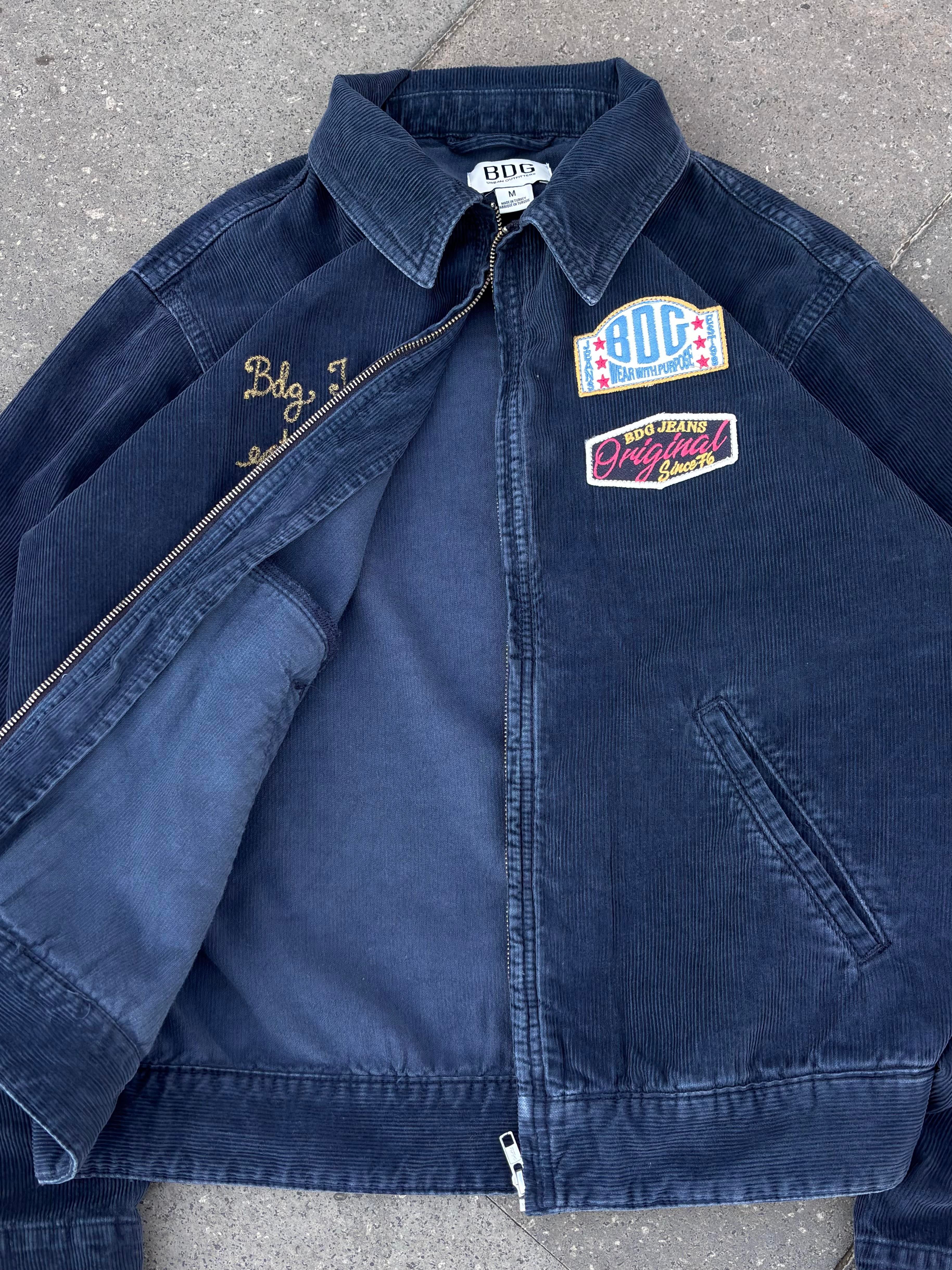 Premium Navy Conduroy Mechanic Jacket
