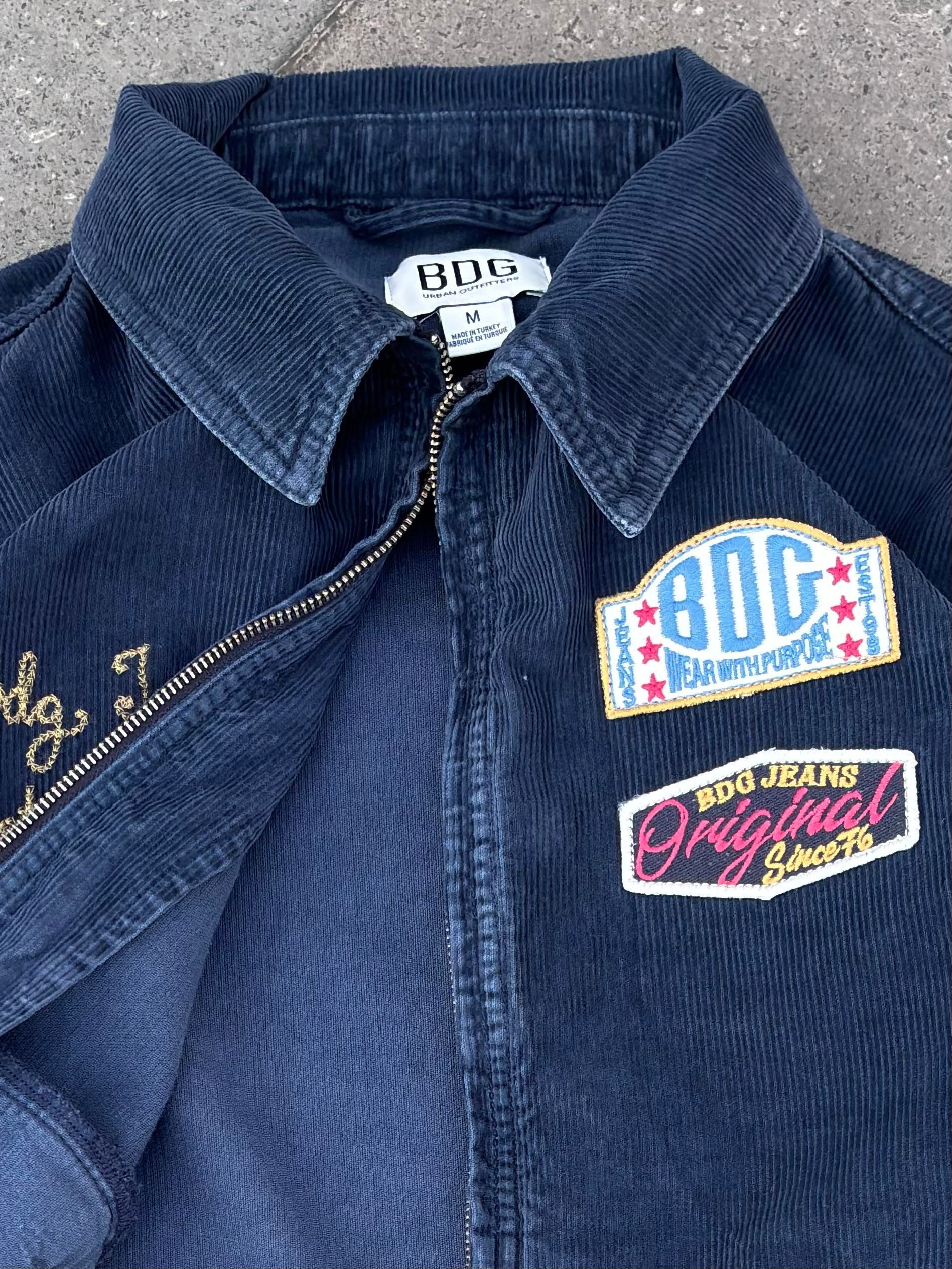 Premium Navy Conduroy Mechanic Jacket