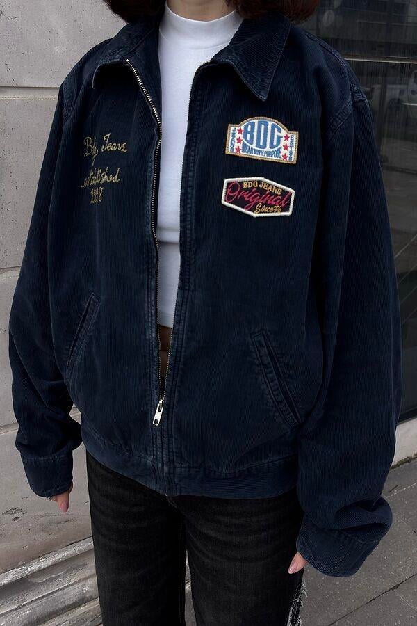 Premium Navy Conduroy Mechanic Jacket
