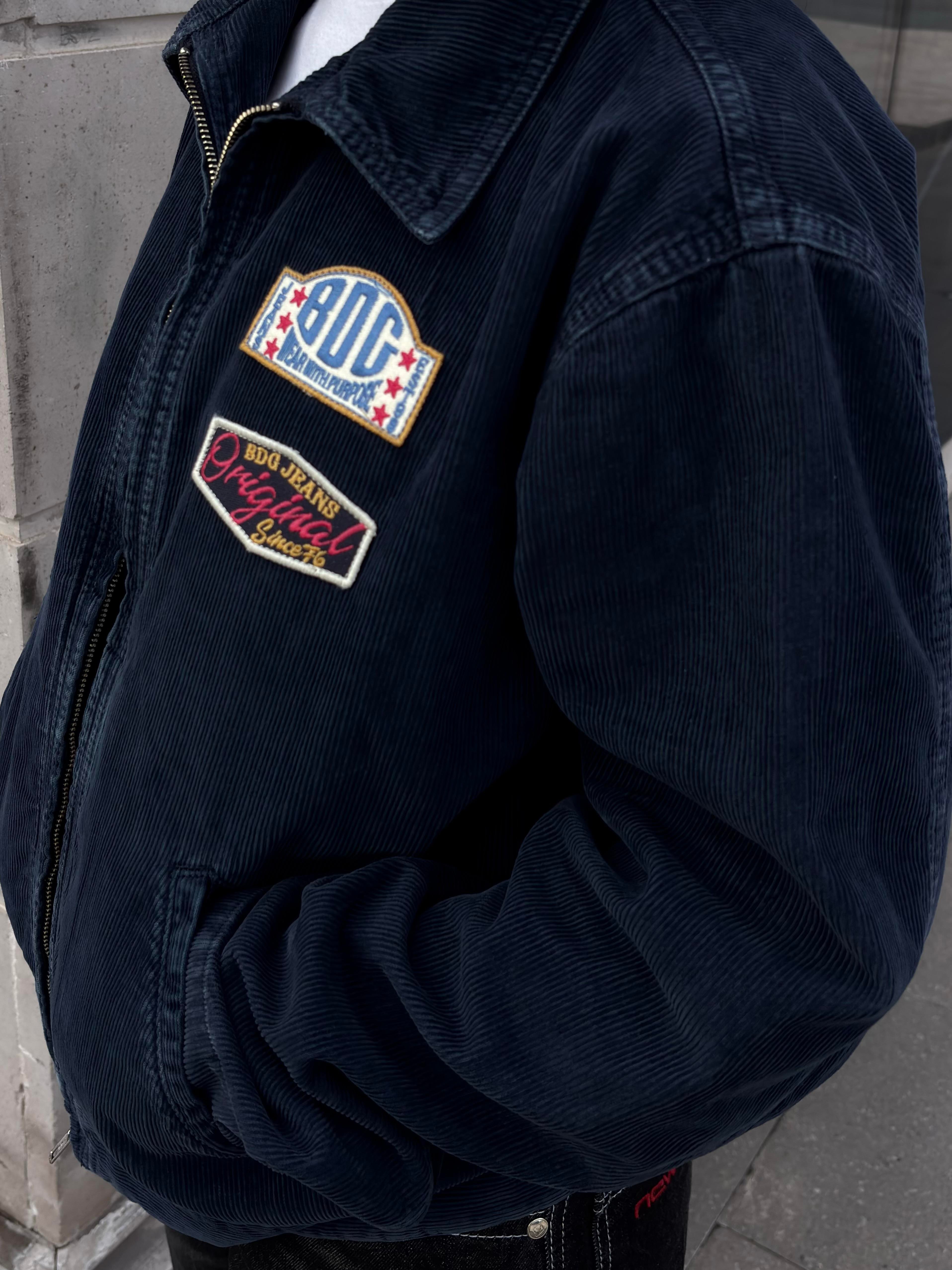 Premium Navy Conduroy Mechanic Jacket