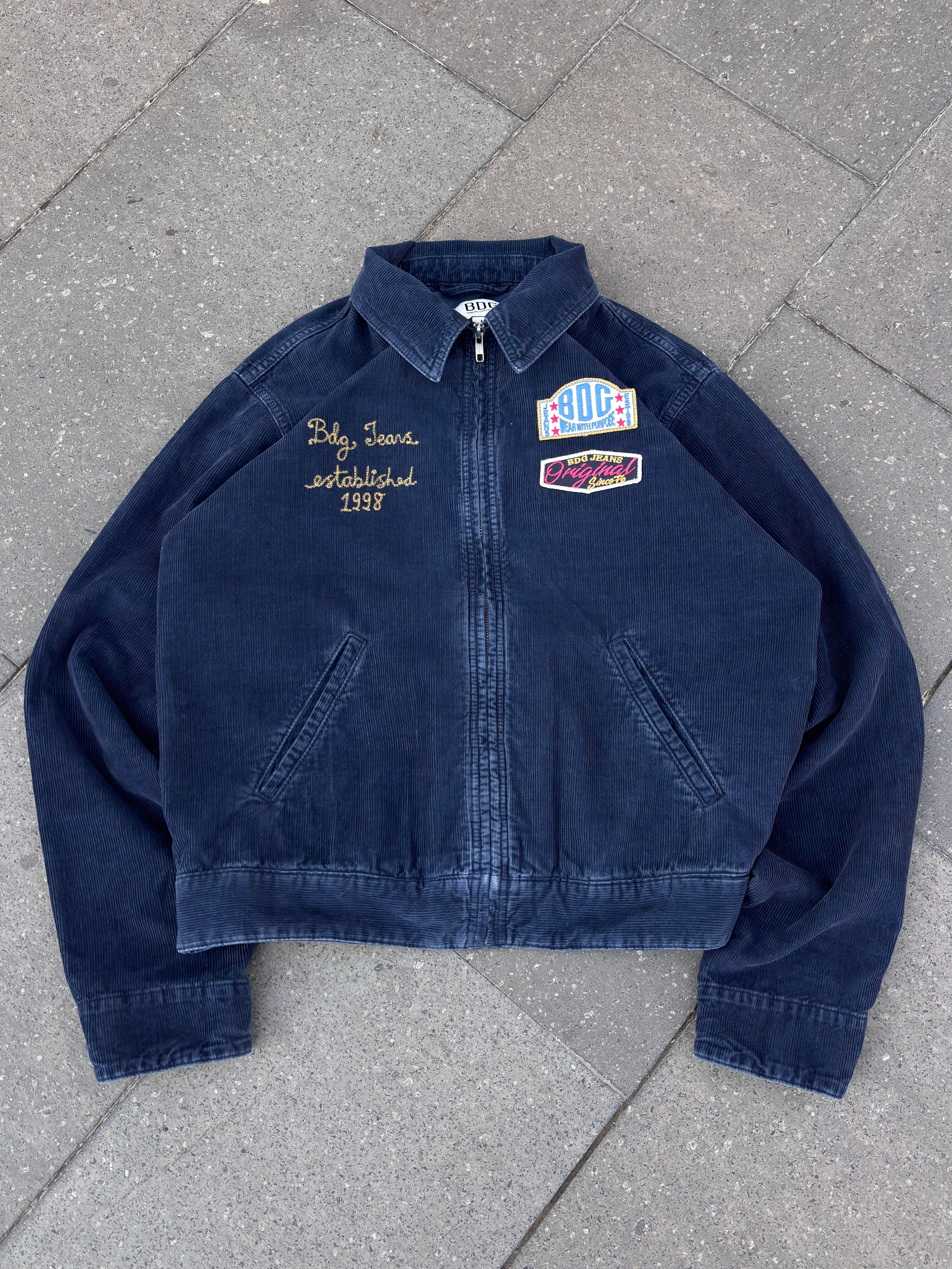 Premium Navy Conduroy Mechanic Jacket