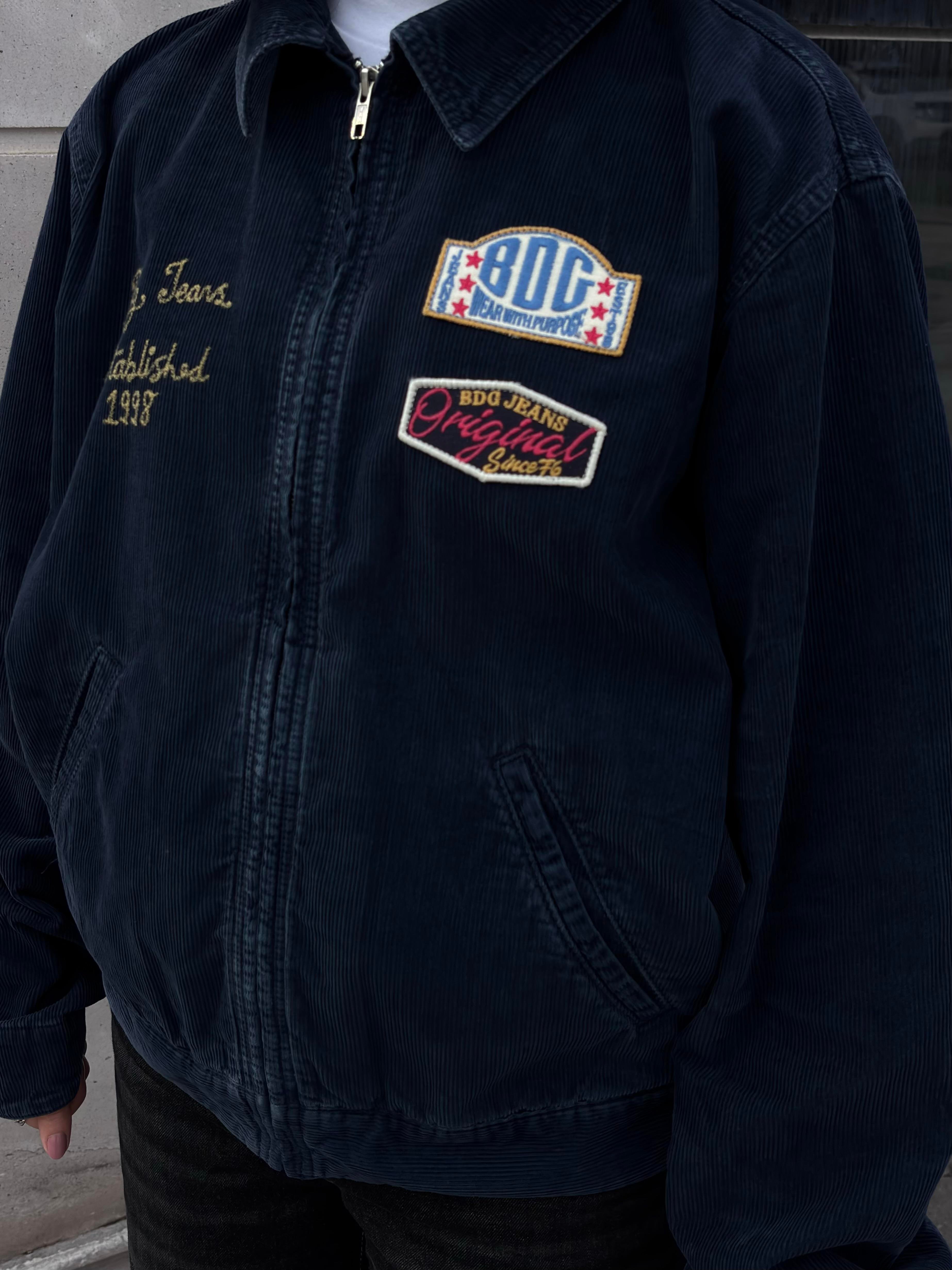 Premium Navy Conduroy Mechanic Jacket