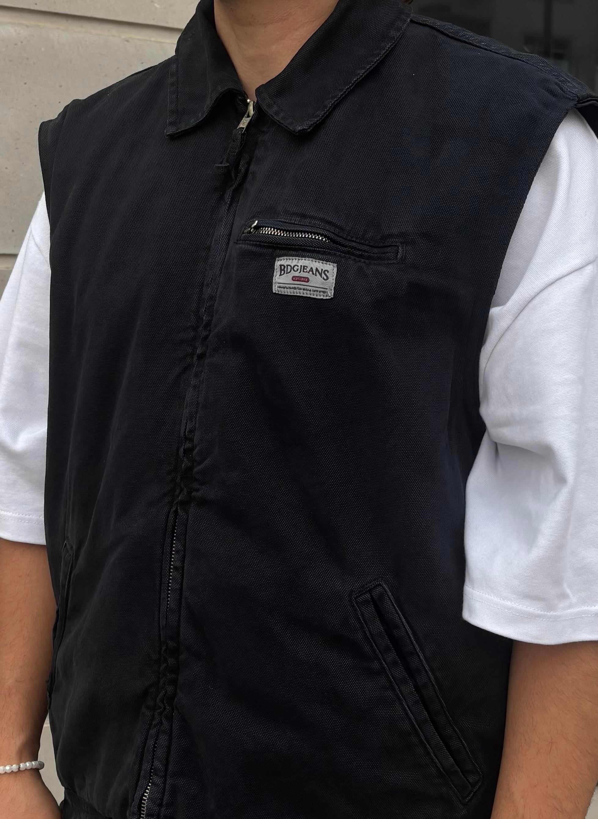 Premium Navy Dex Luca Workwear Vest/jacket