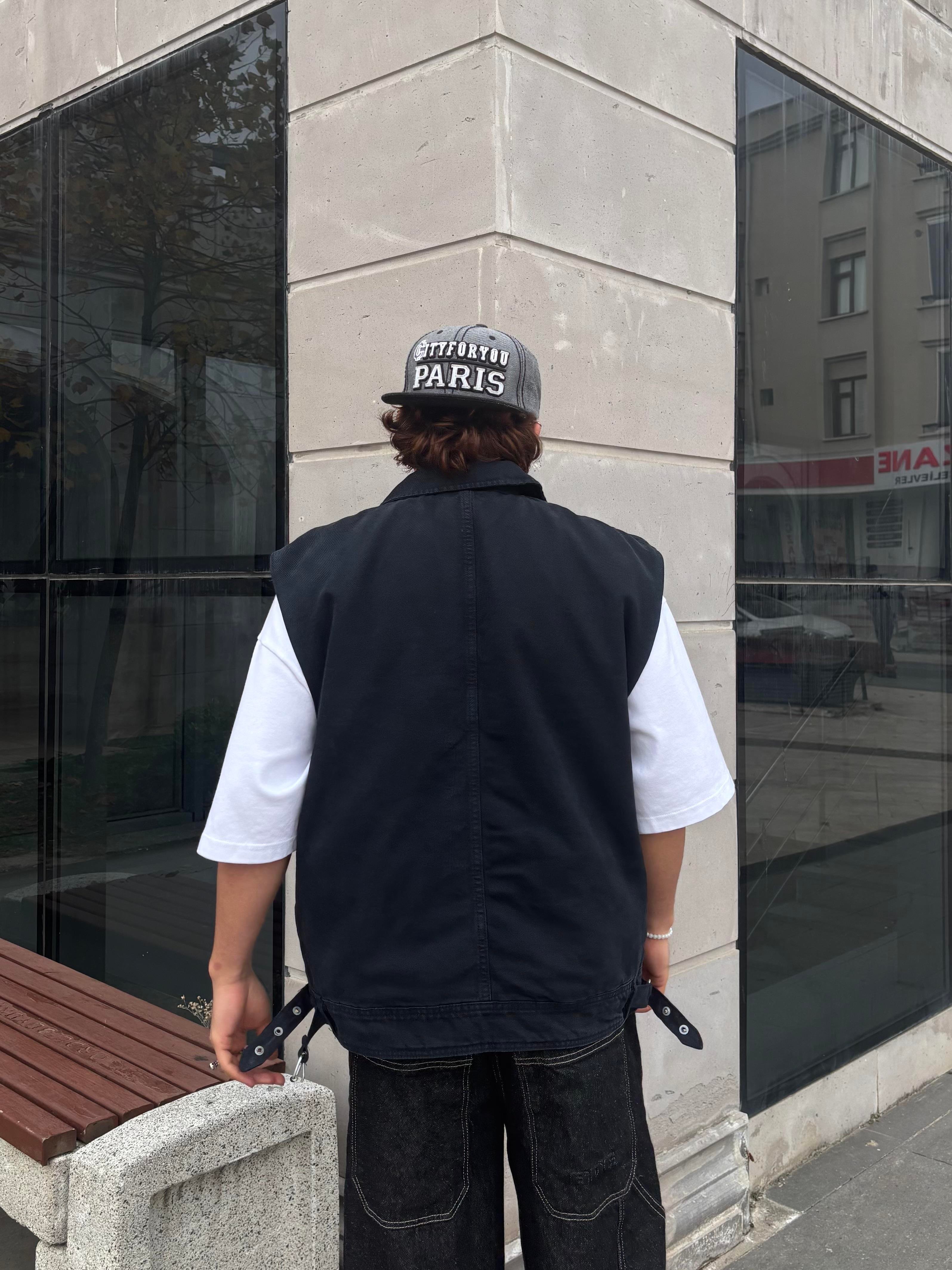 Premium Navy Dex Luca Workwear Vest/jacket