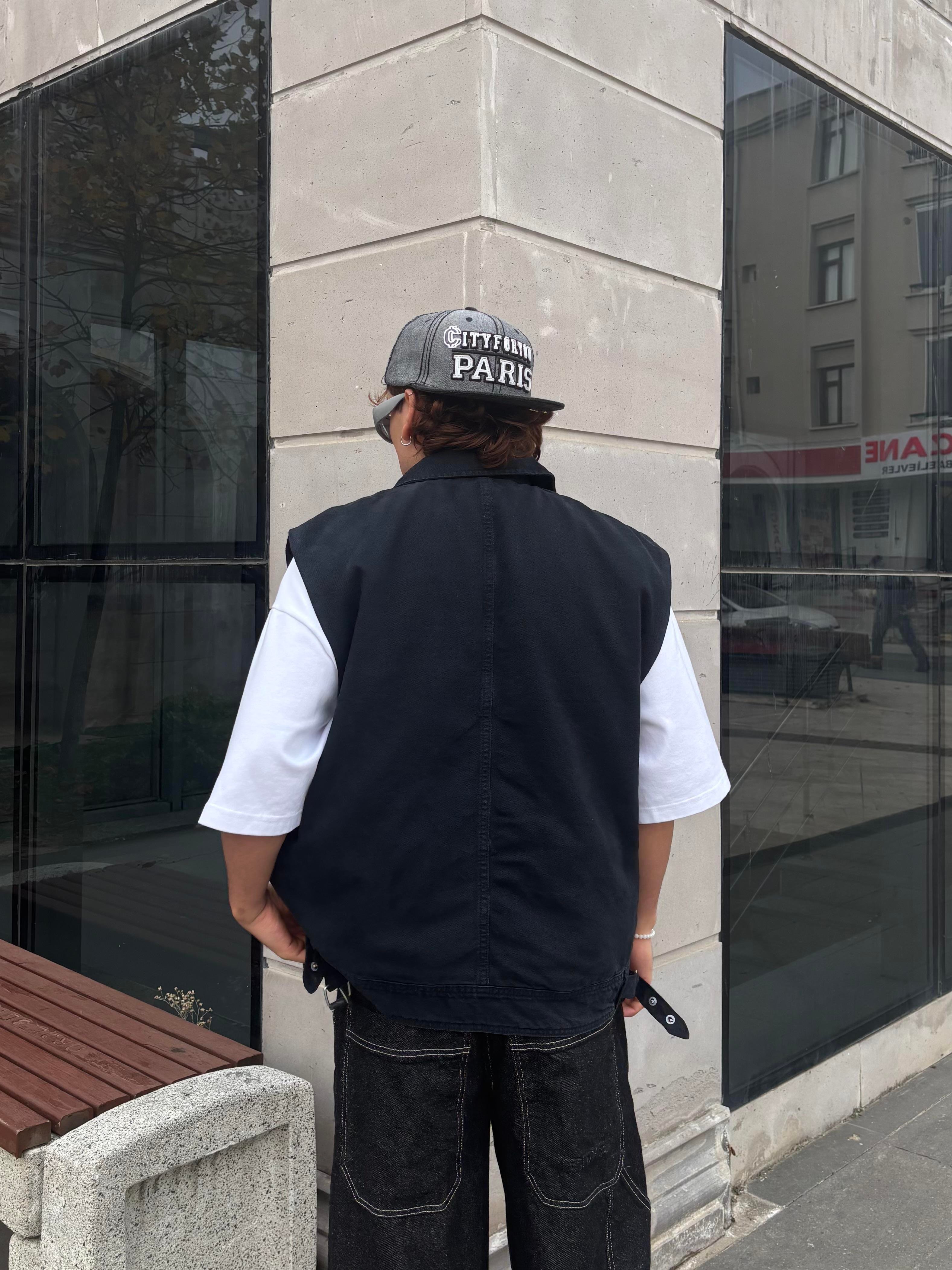 Premium Navy Dex Luca Workwear Vest/jacket