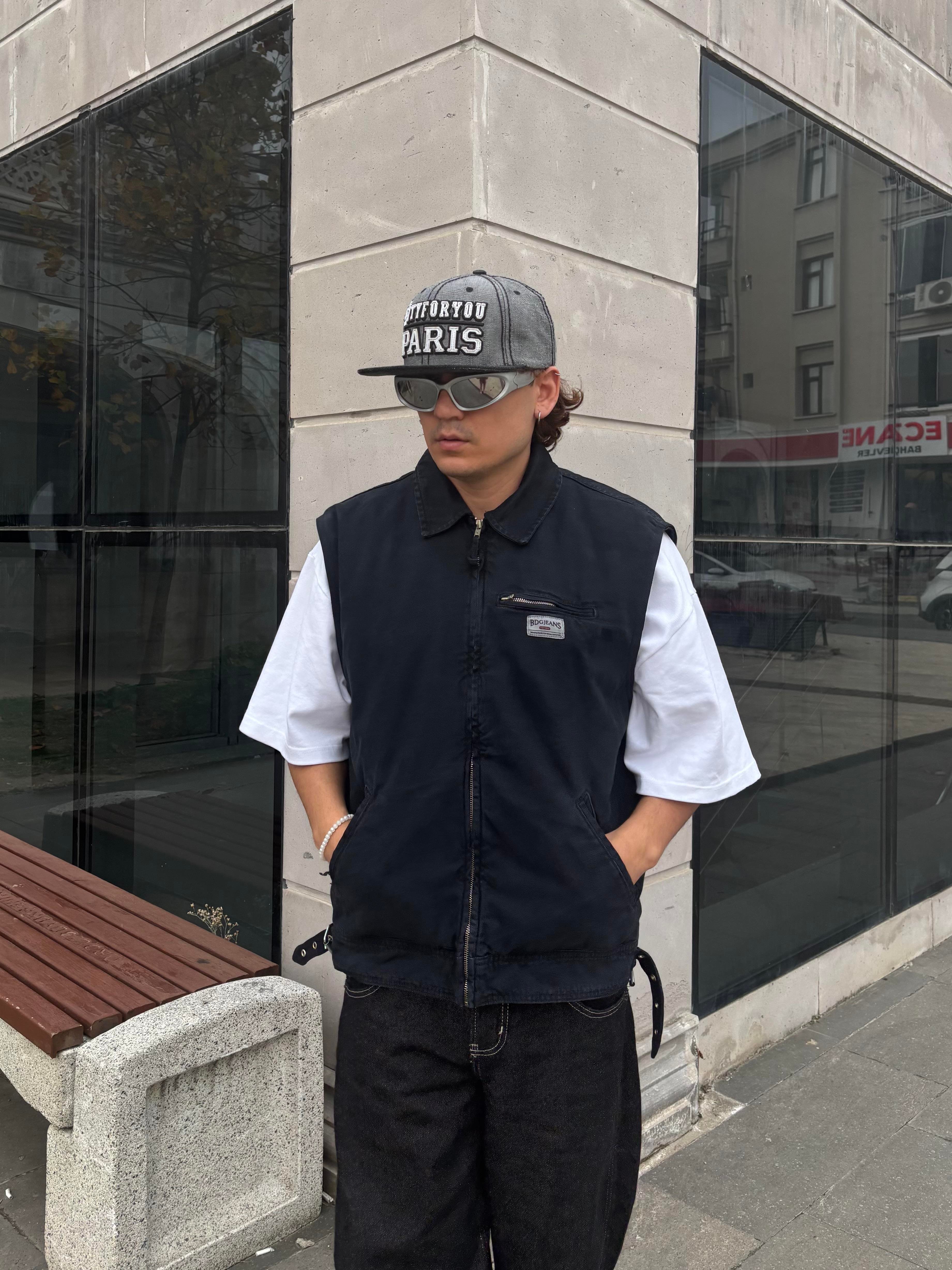 Premium Navy Dex Luca Workwear Vest/jacket
