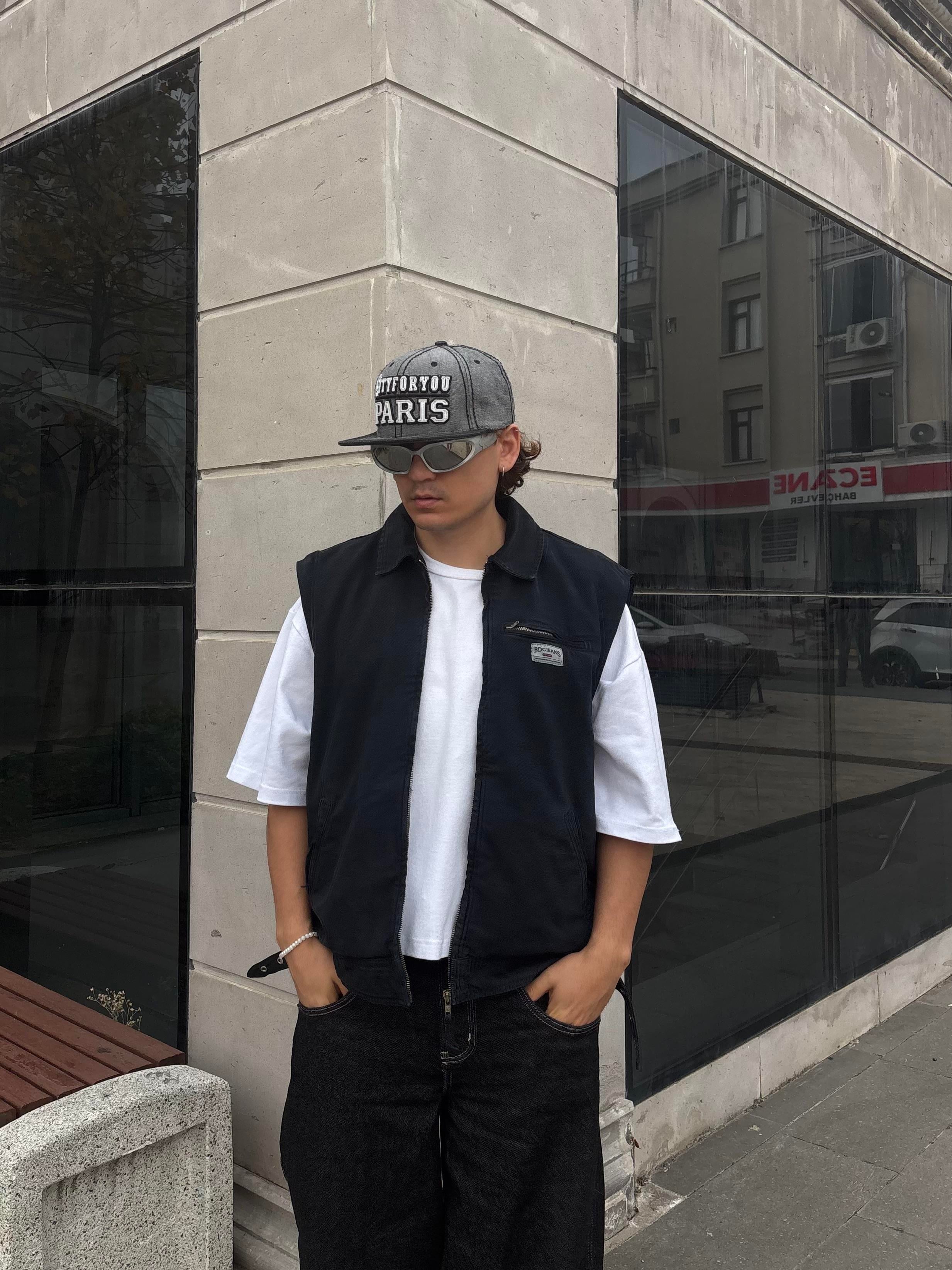 Premium Navy Dex Luca Workwear Vest/jacket