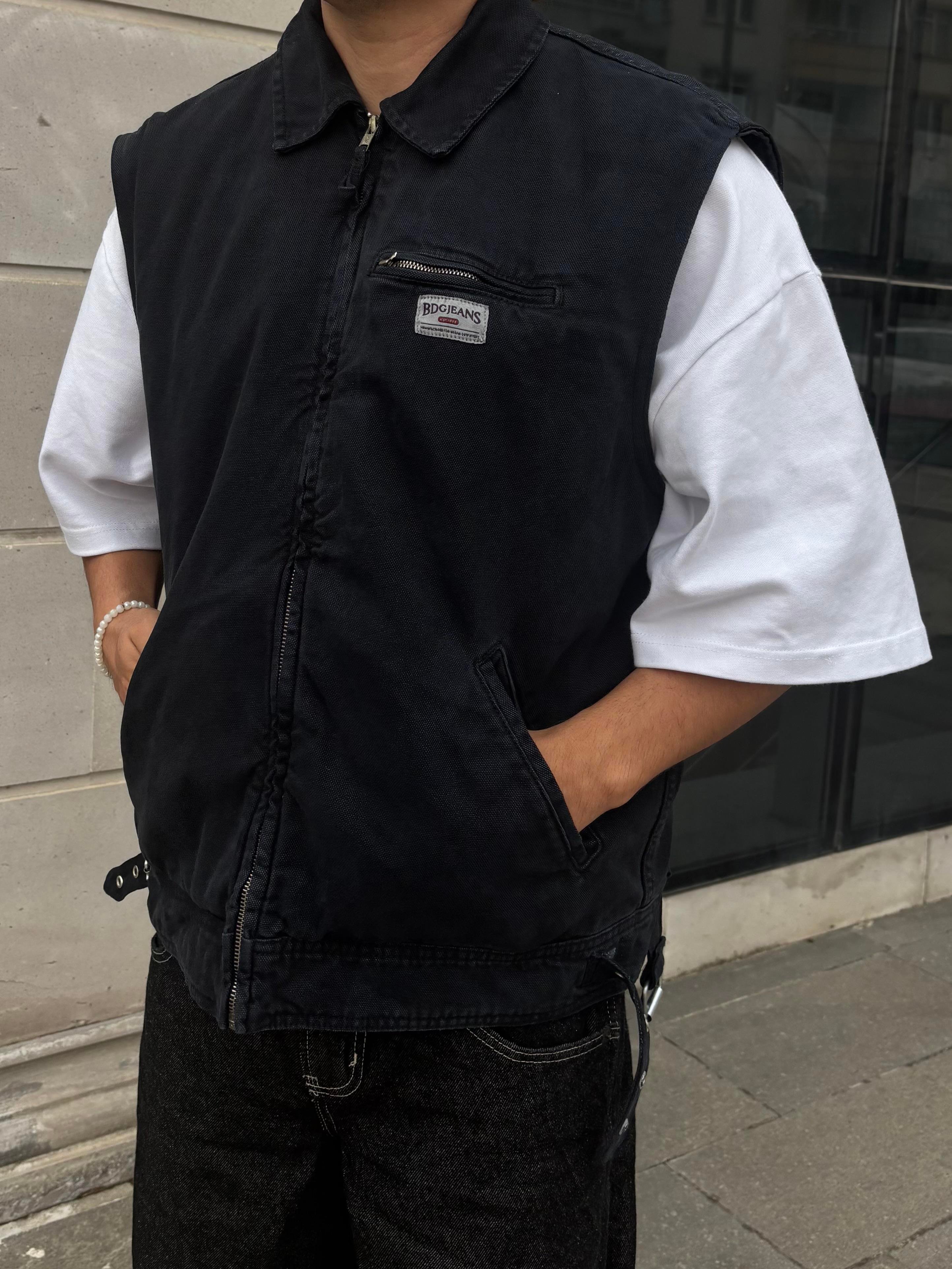 Premium Navy Dex Luca Workwear Vest/jacket
