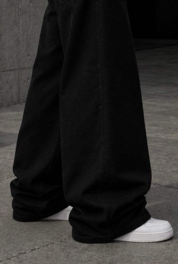 Premium Org-Black Mold Stance Ultra Baggy Jean
