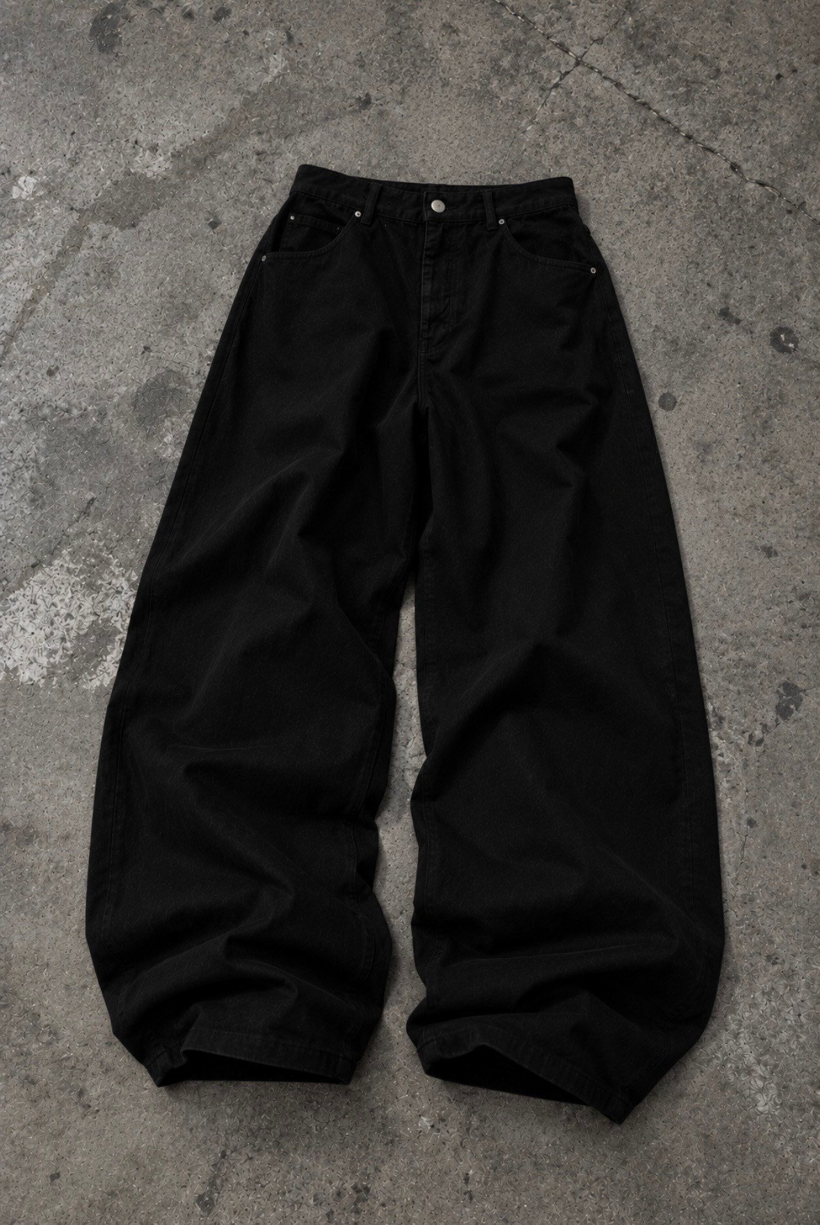 Premium Org-Black Mold Stance Ultra Baggy Jean
