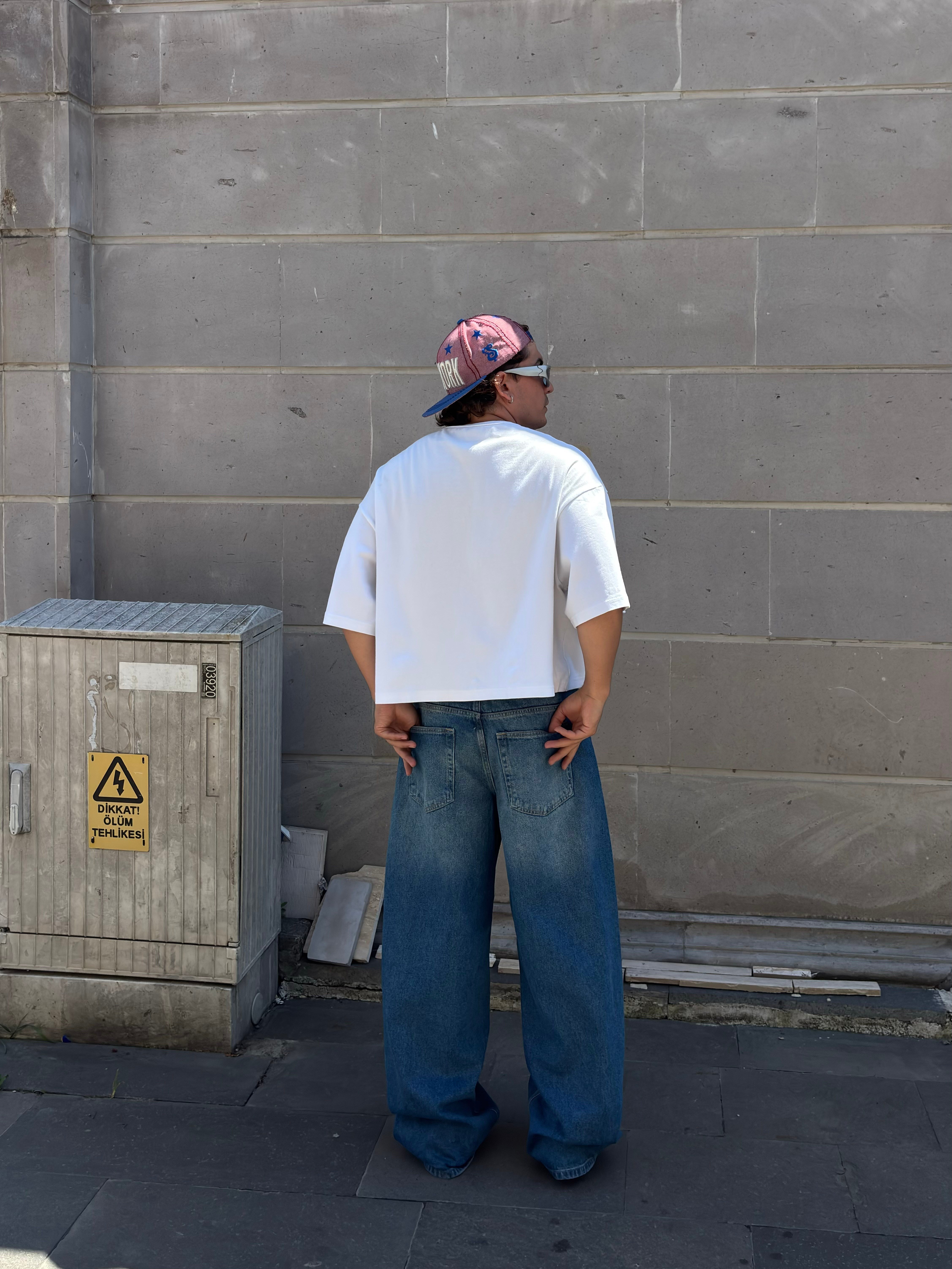 Premium Original-Blue Eskitmeli Ultra Baggy Jean