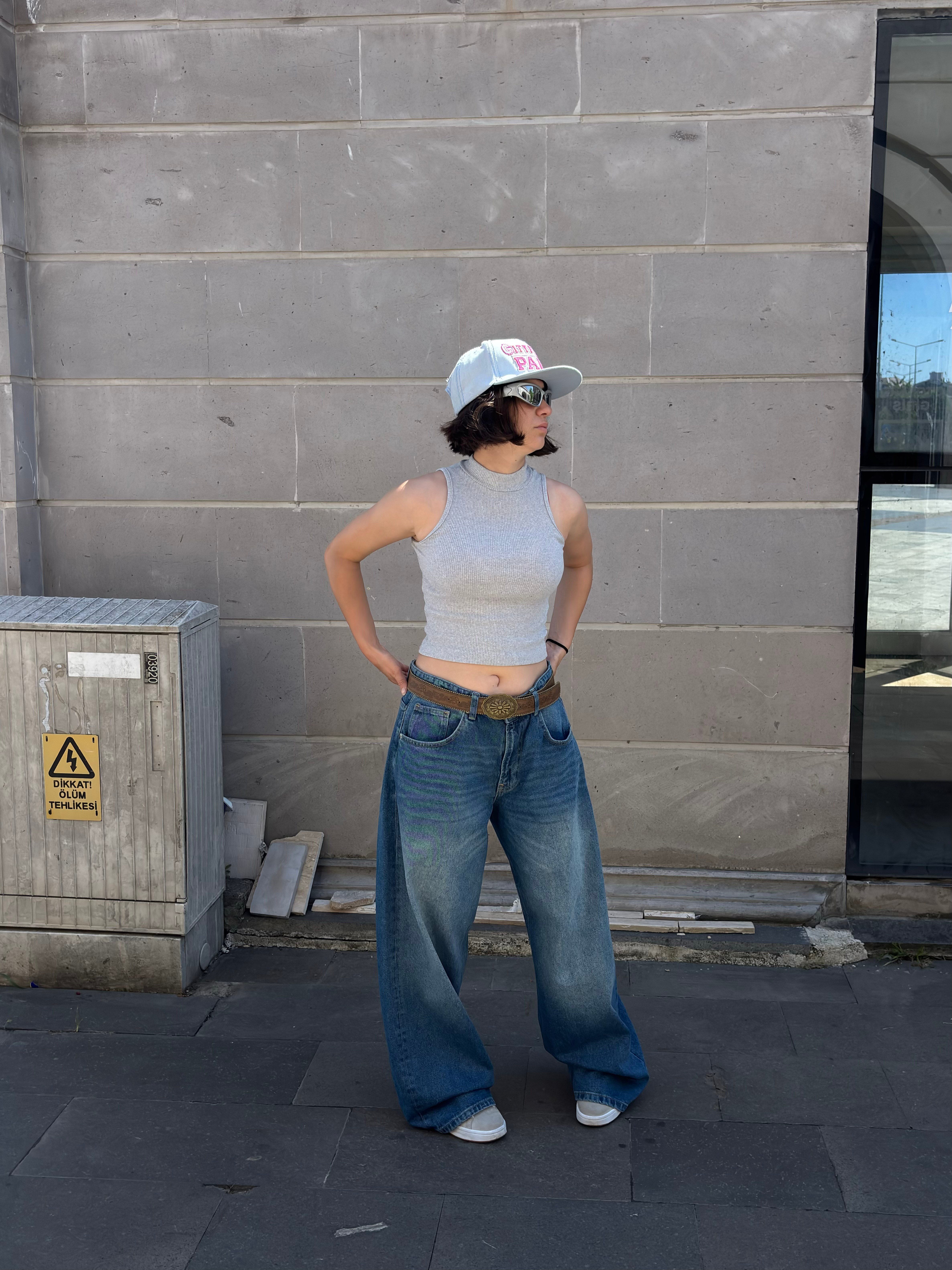 Premium Original-Blue Eskitmeli Ultra Baggy Jean