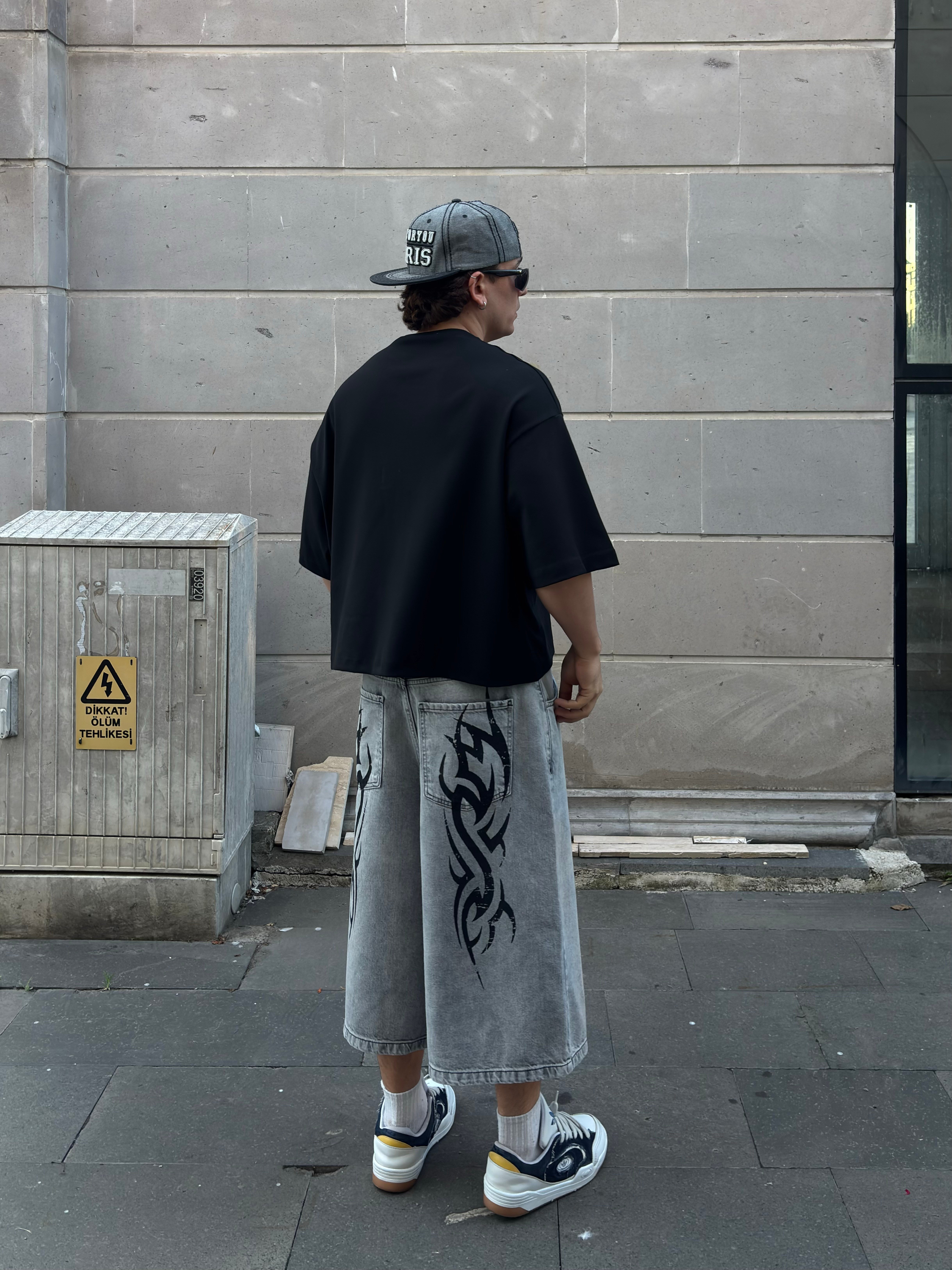 Premium Phantom Tribal Baggy Unisex Jorts
