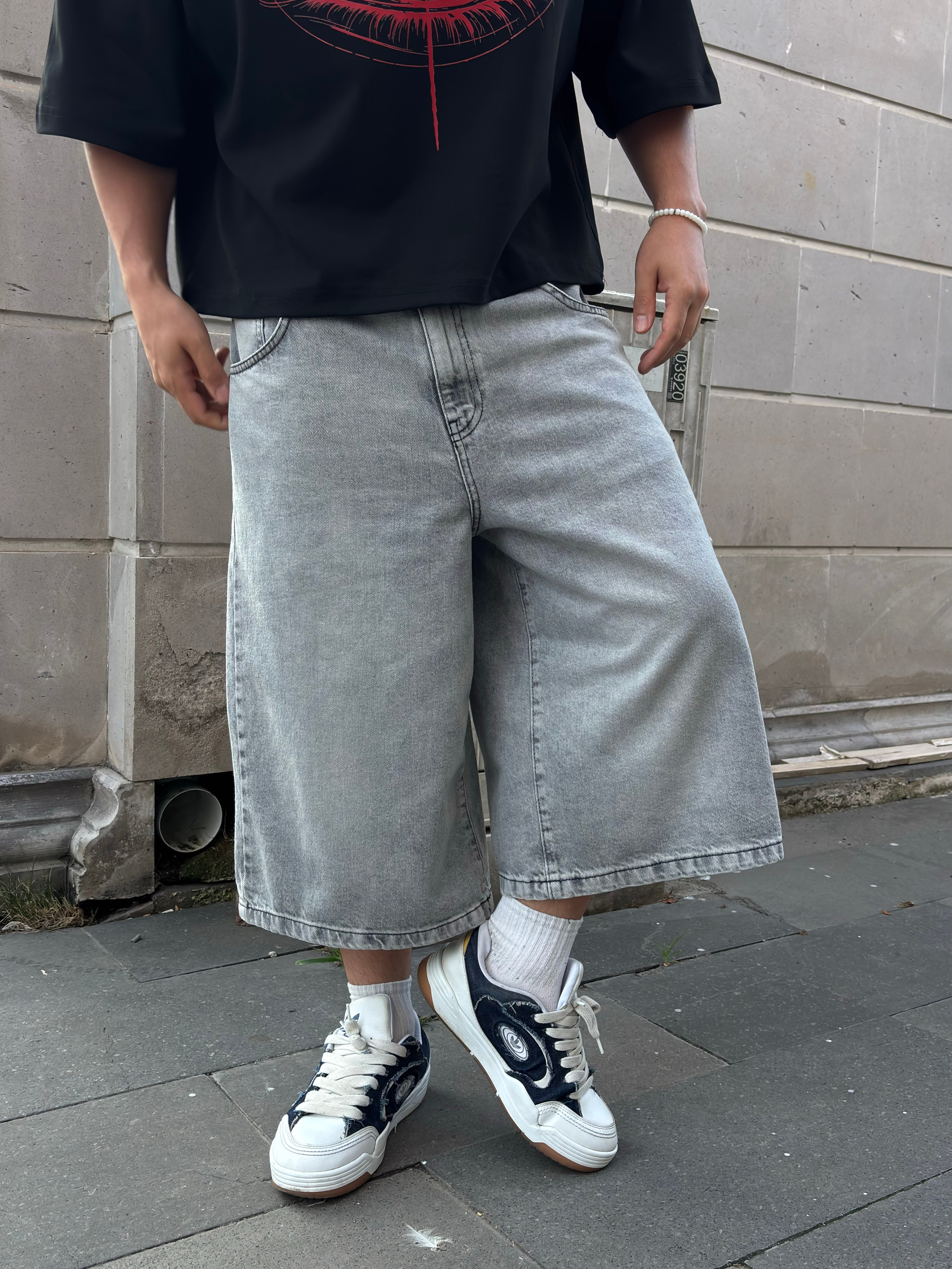 Premium Phantom Tribal Baggy Unisex Jorts