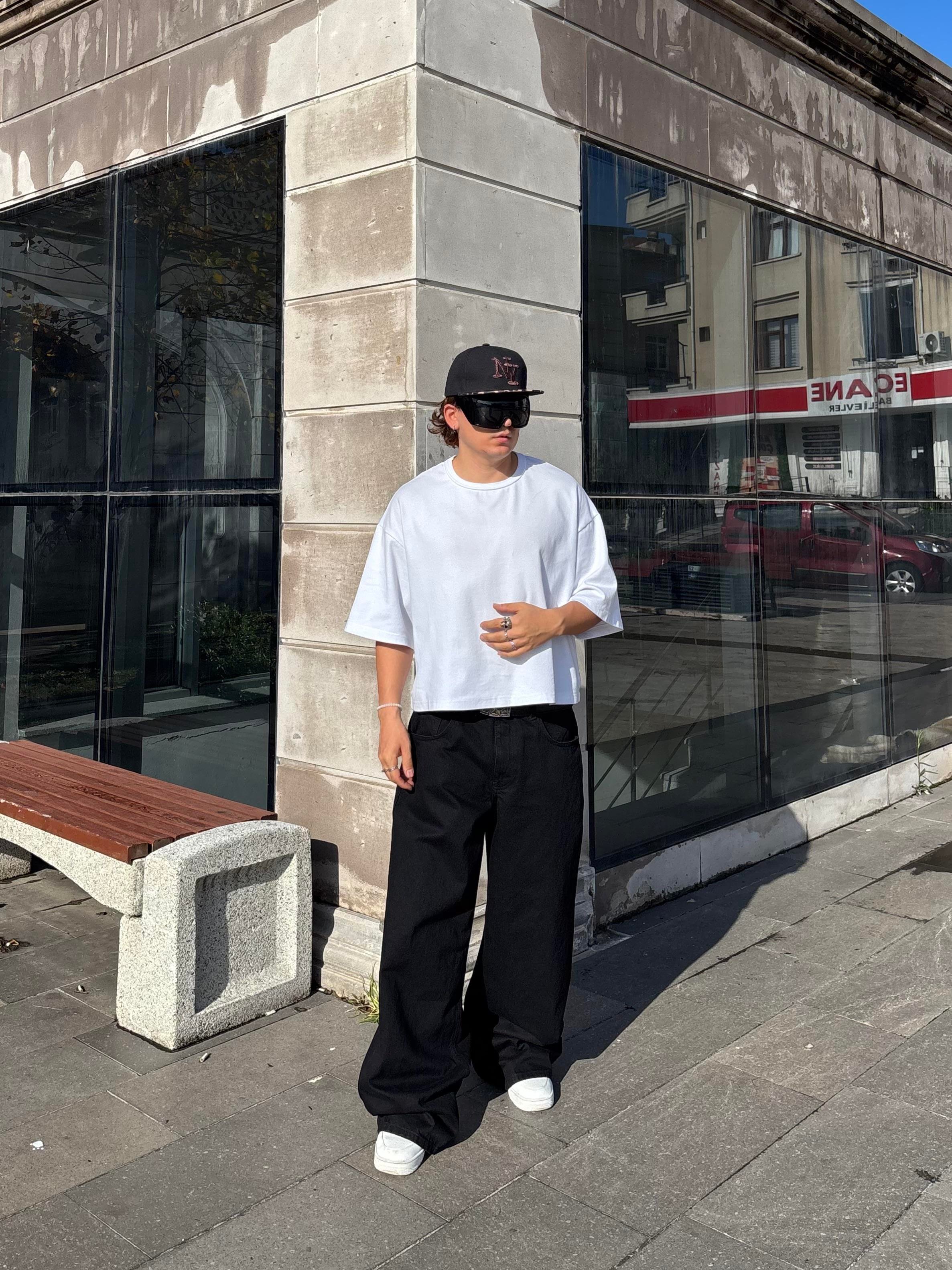 Premium Pİtch Black Ekstreme Baggy Jean
