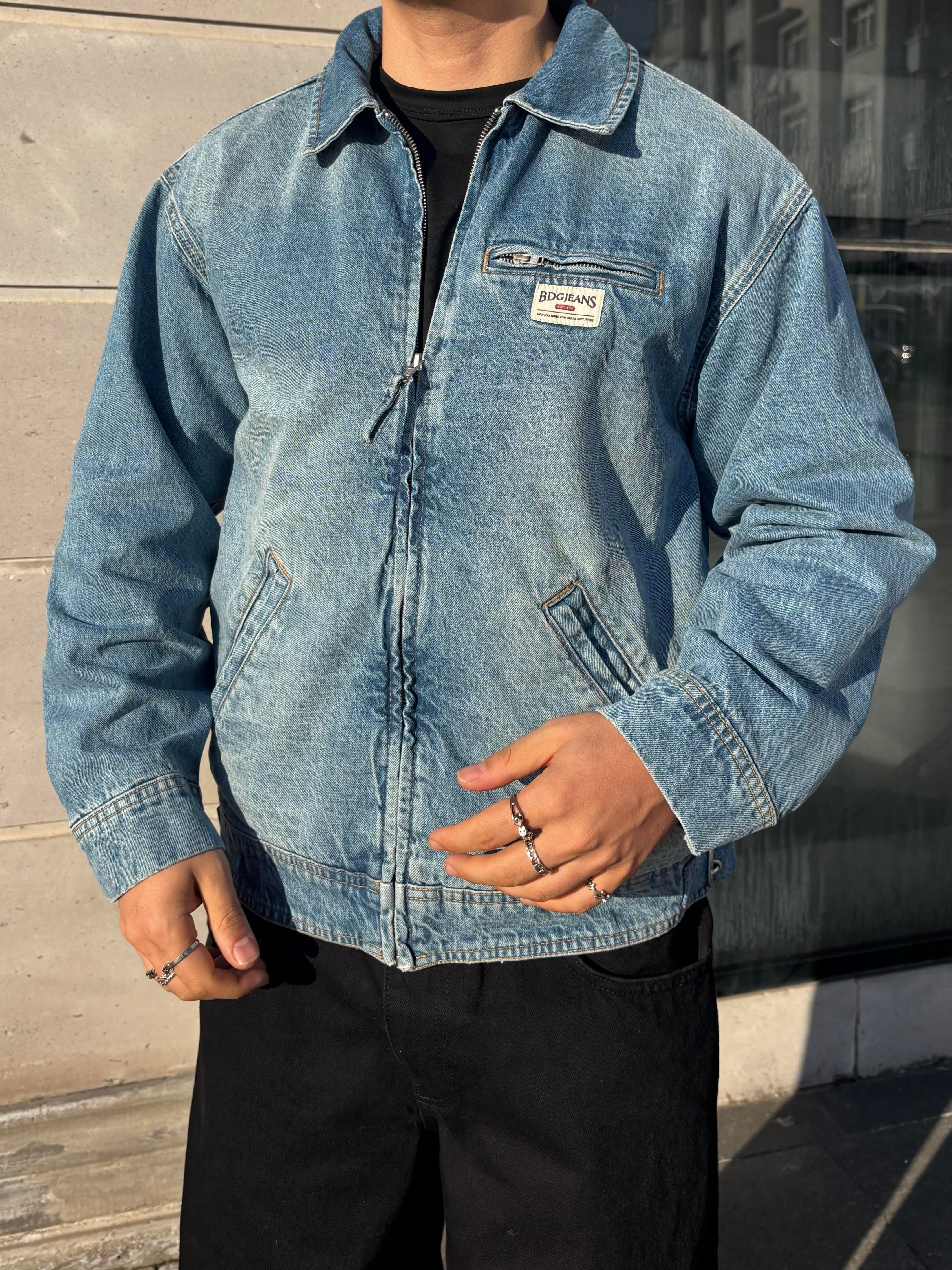 Premium Railrod Stripe Denim Jacket