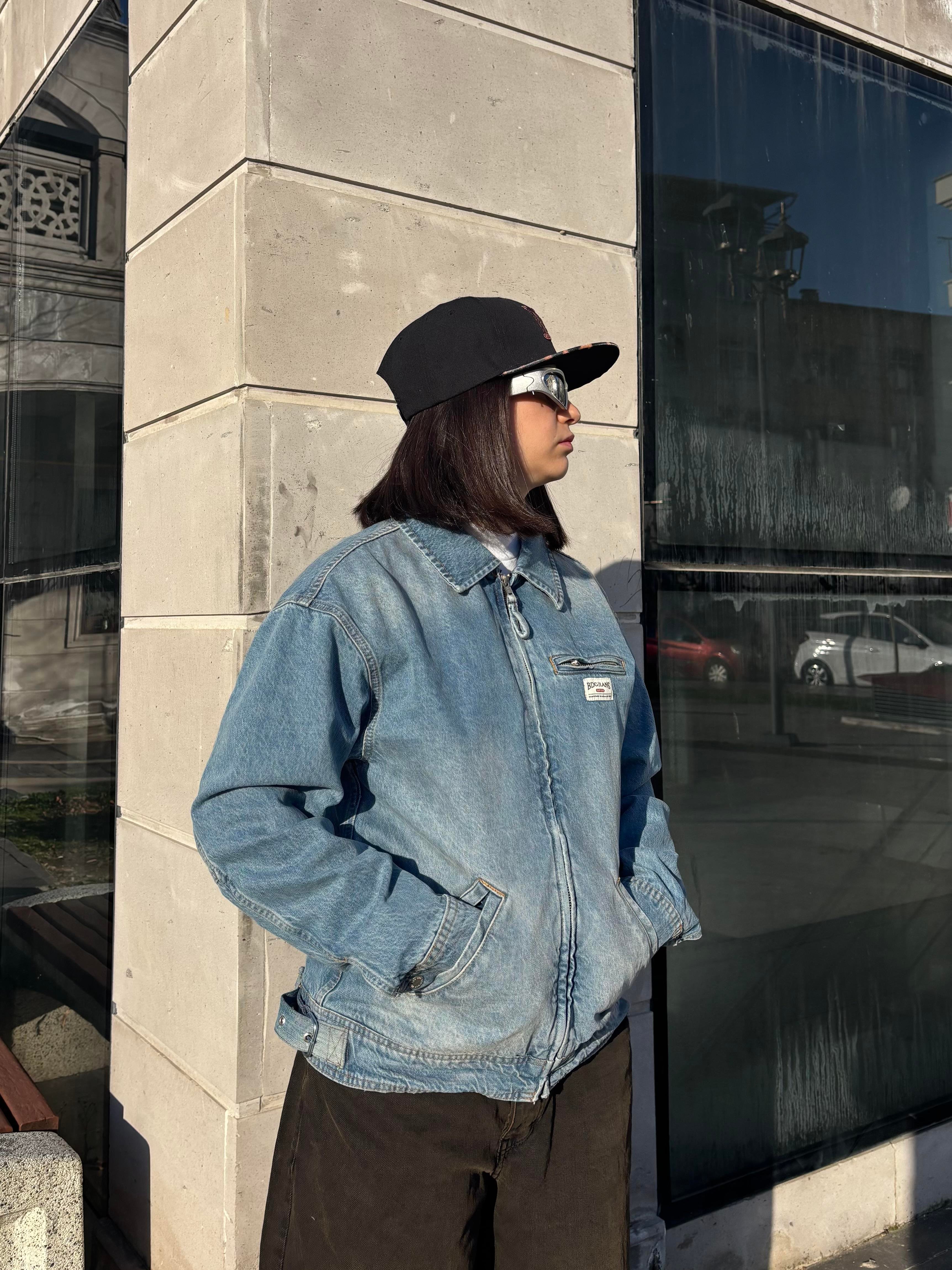 Premium Railrod Stripe Denim Jacket