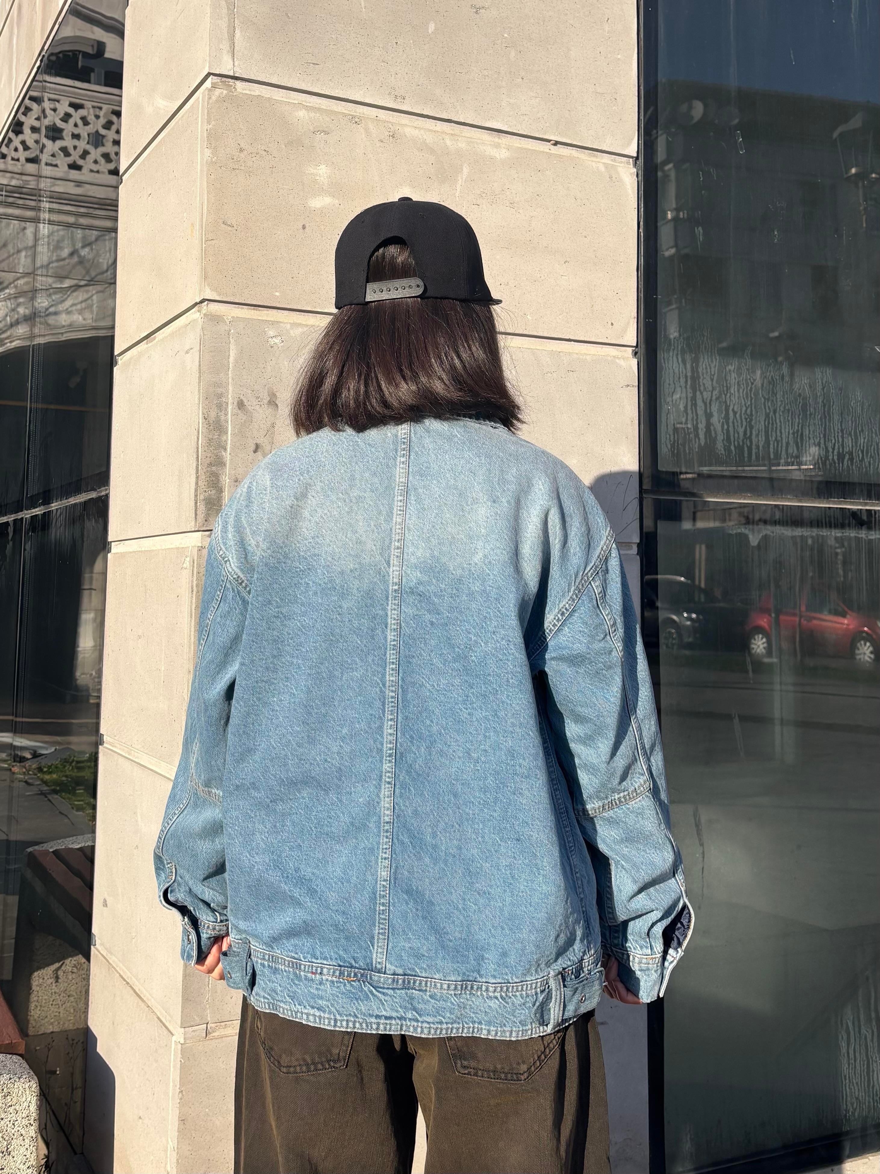 Premium Railrod Stripe Denim Jacket