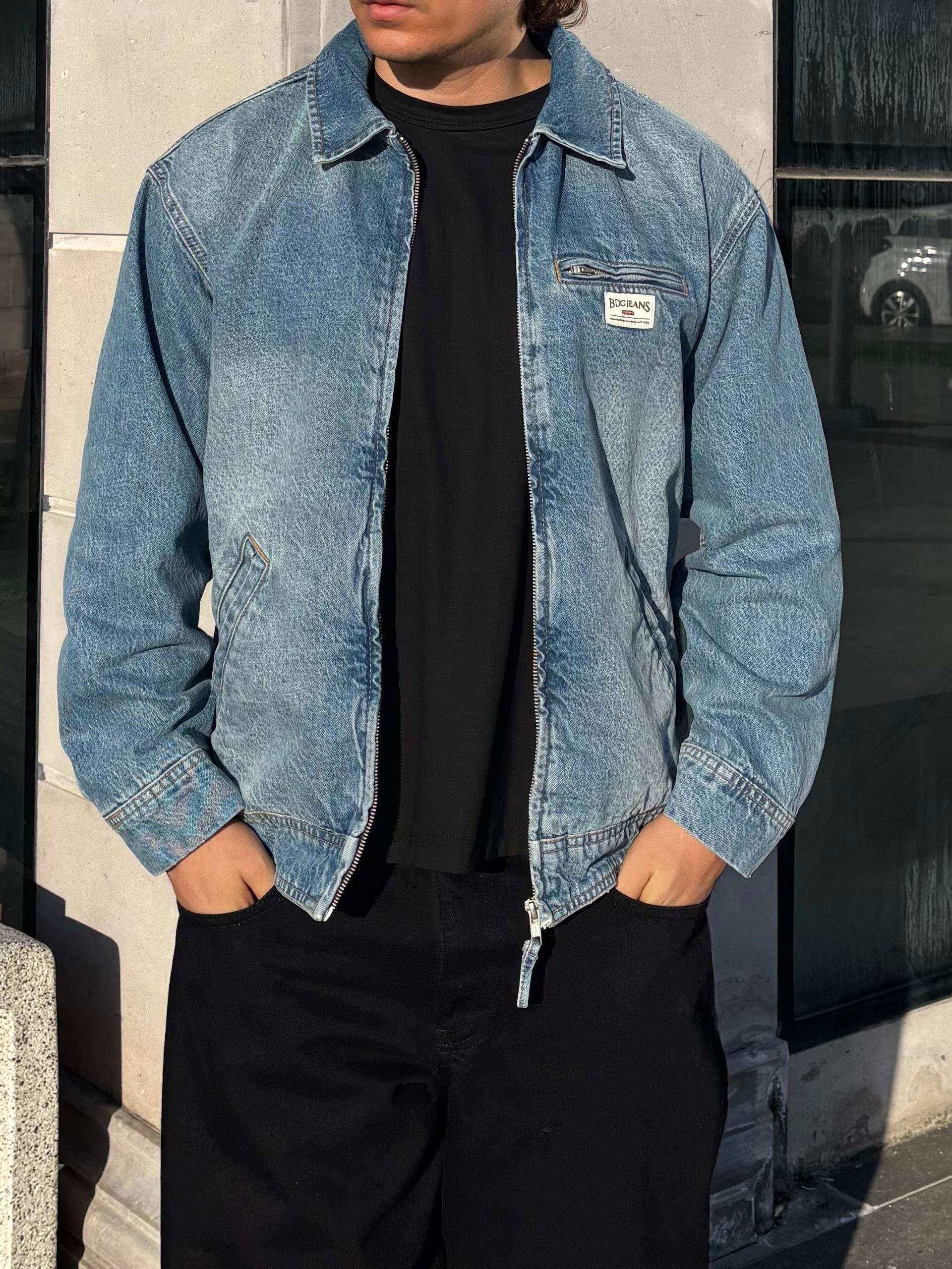 Premium Railrod Stripe Denim Jacket