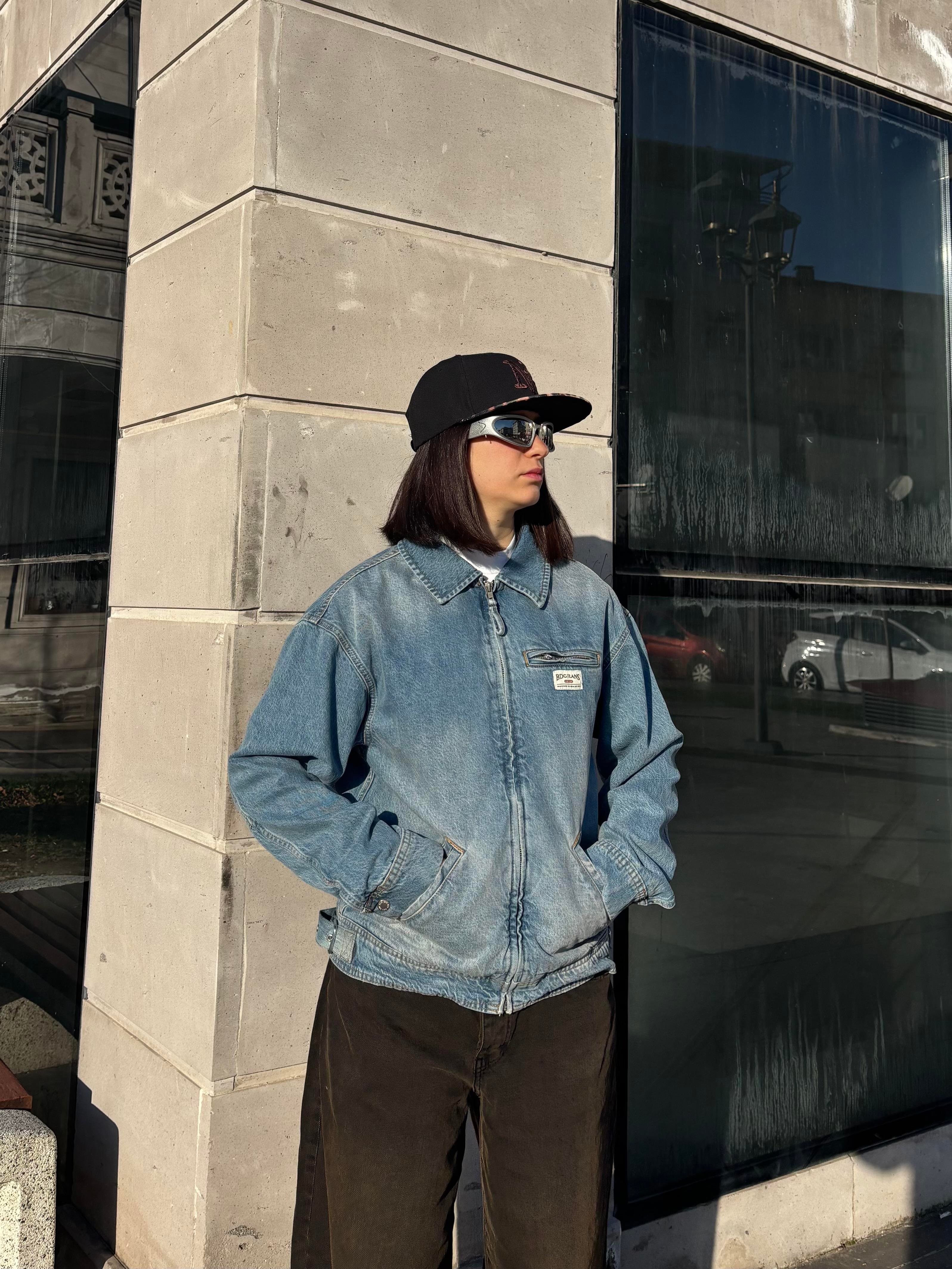 Premium Railrod Stripe Denim Jacket