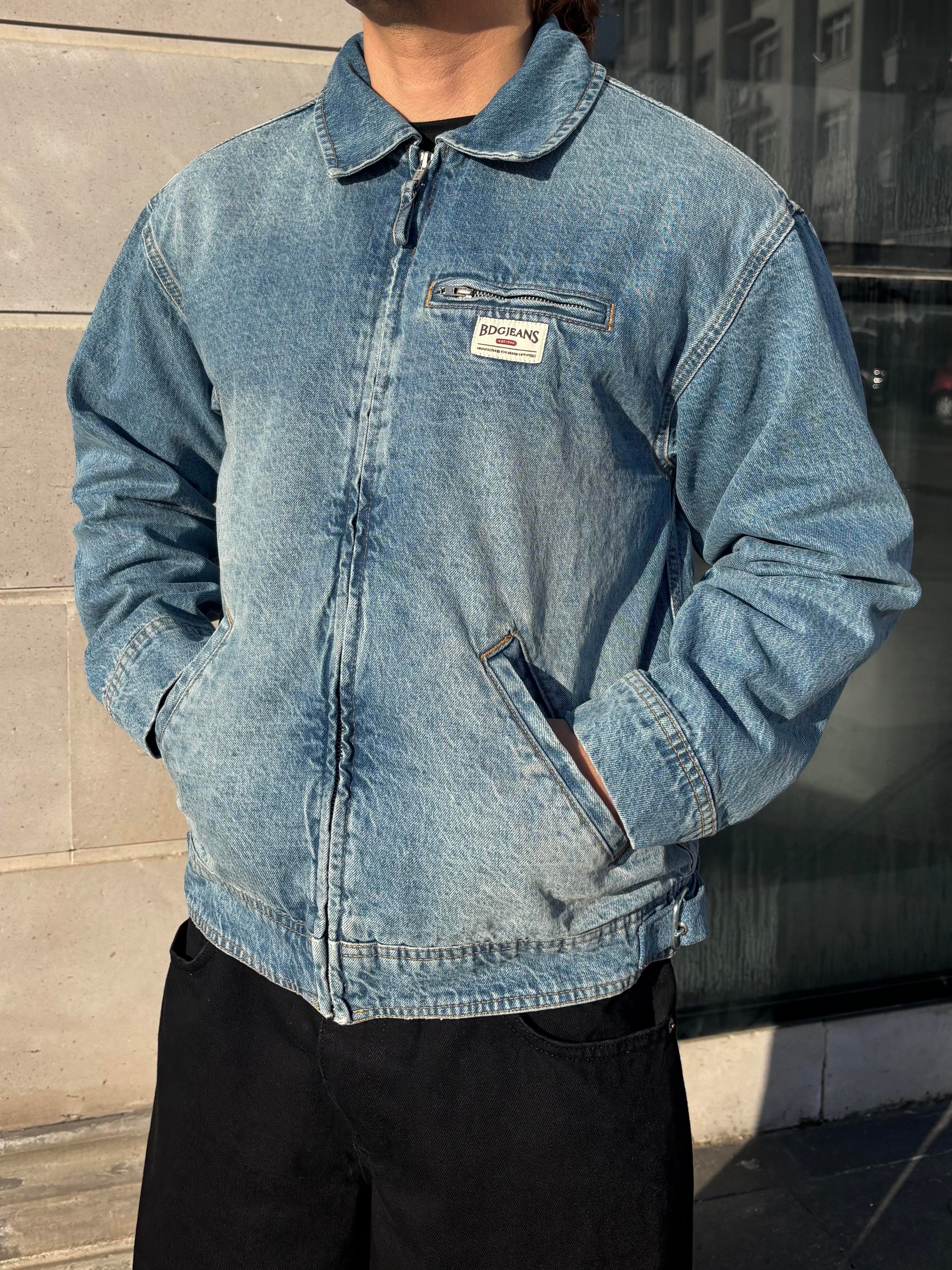 Premium Railrod Stripe Denim Jacket