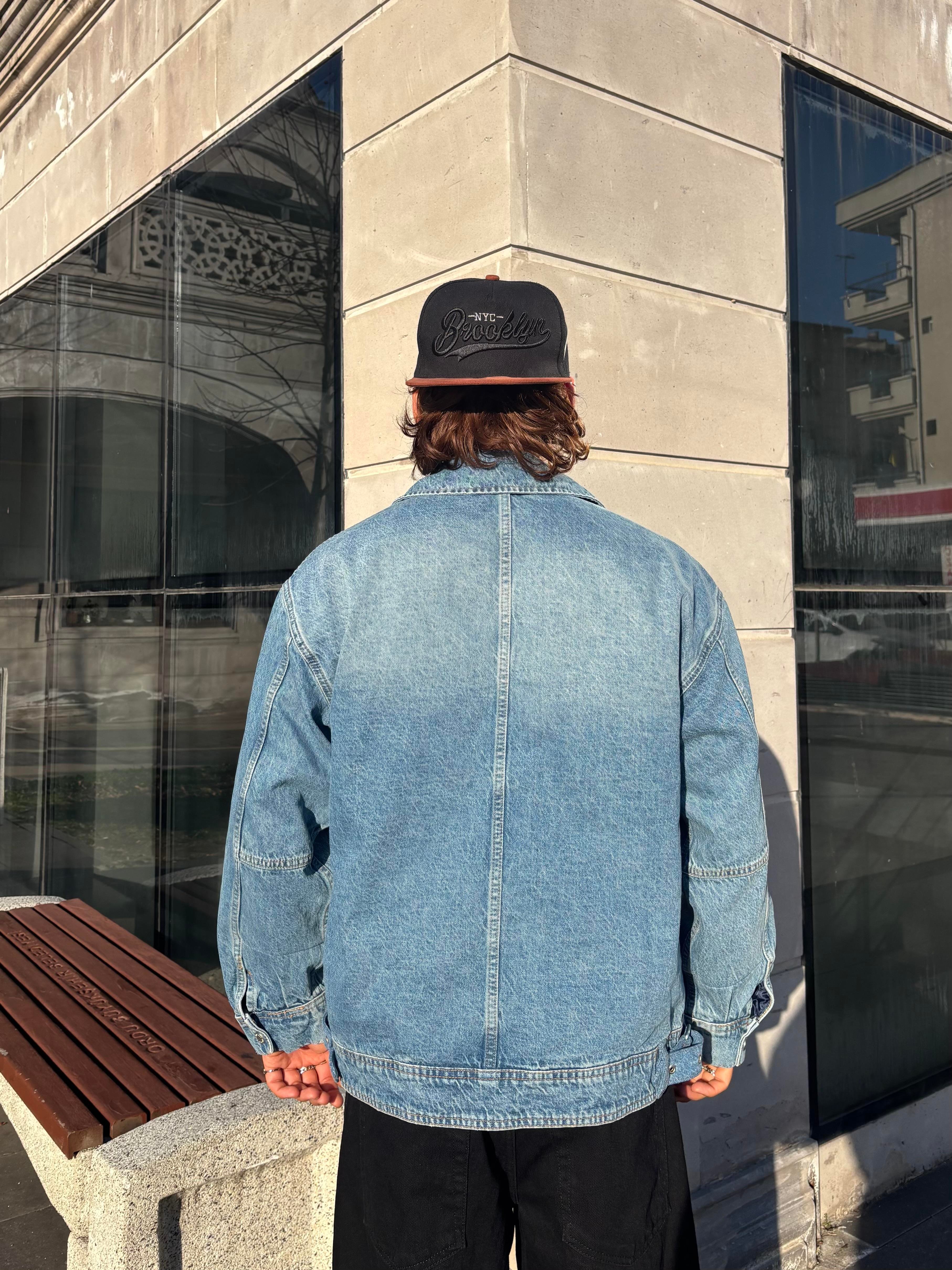 Premium Railrod Stripe Denim Jacket