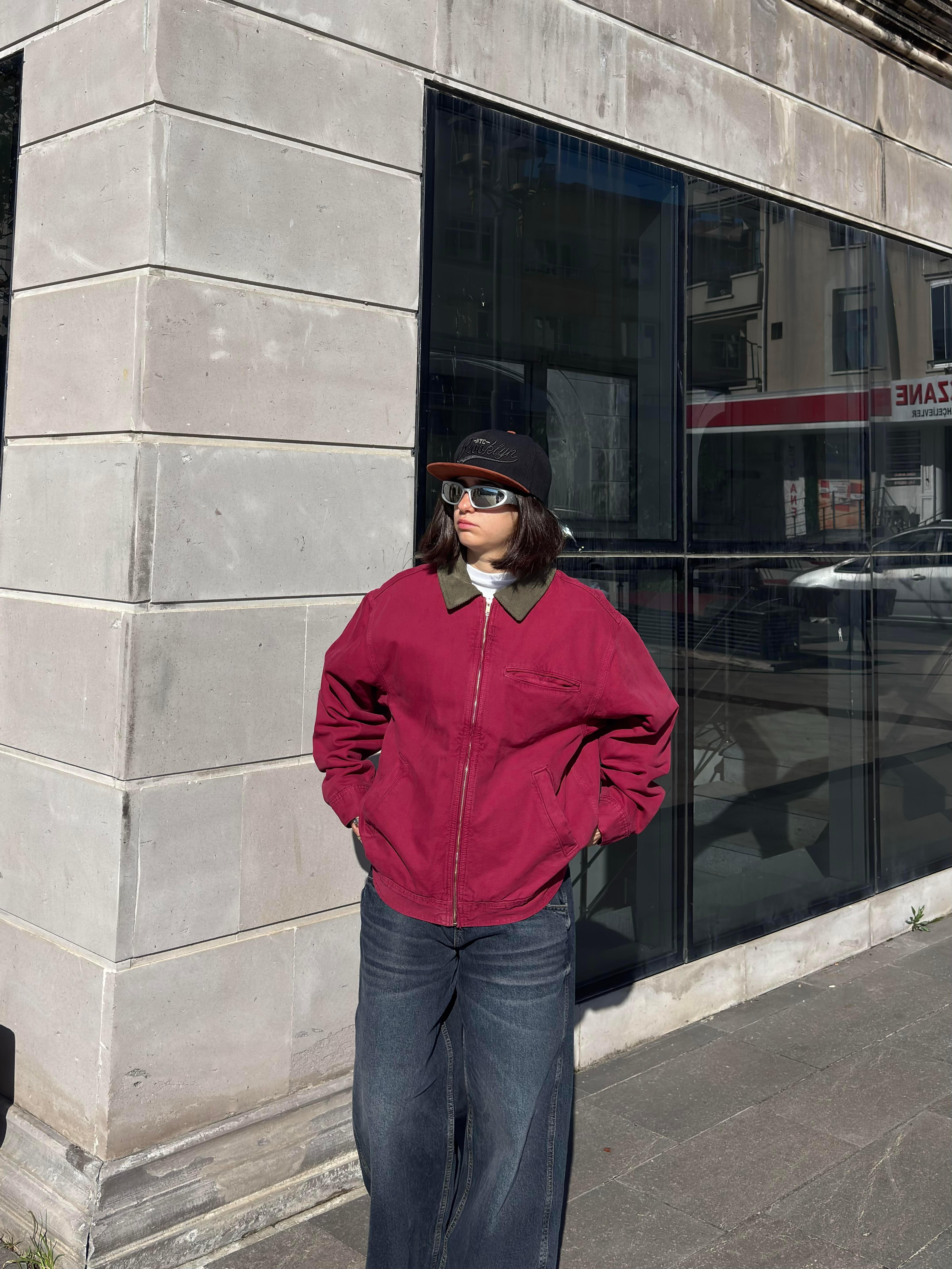 Premium Red Alba Worker Jacket