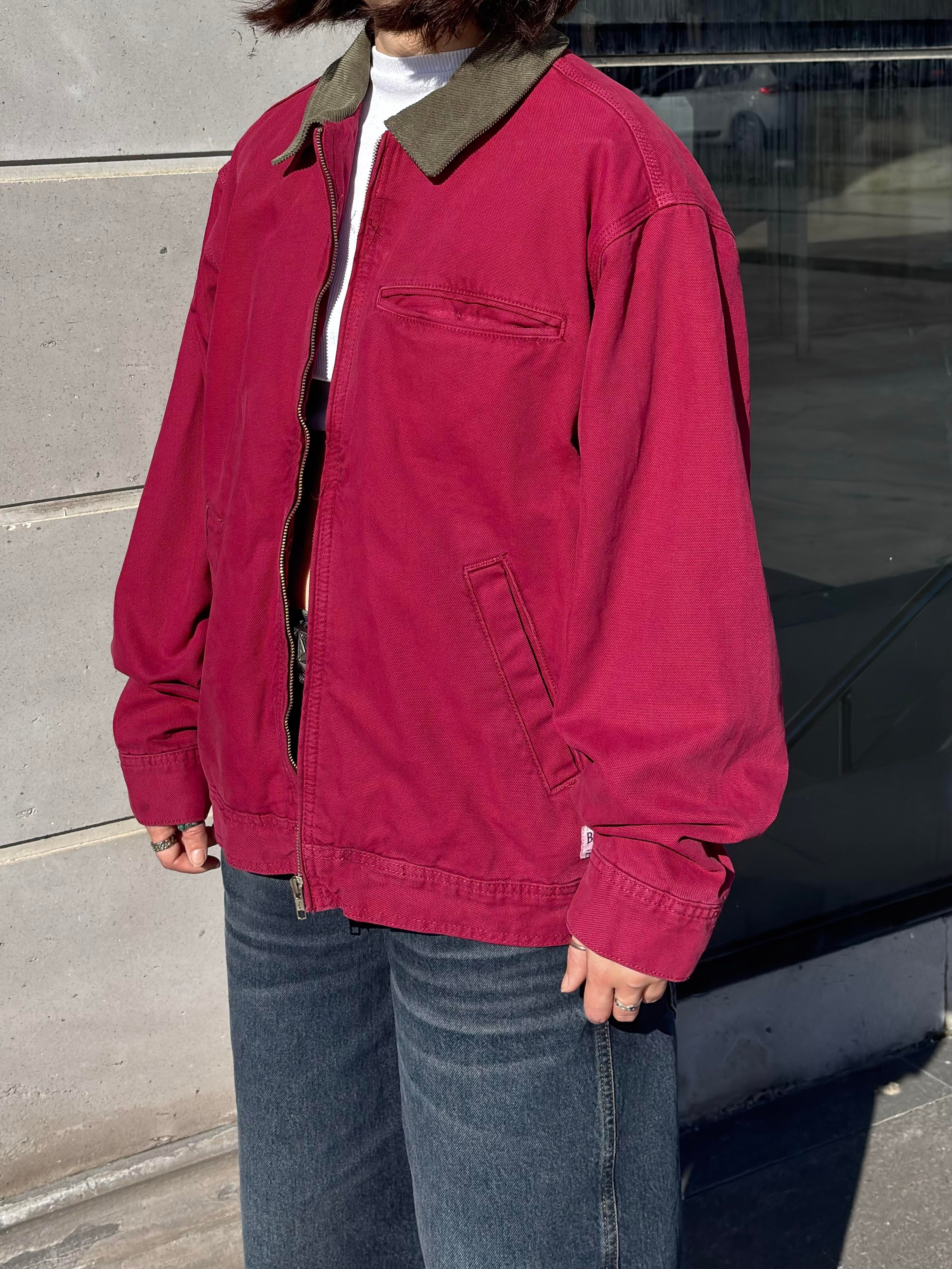 Premium Red Alba Worker Jacket