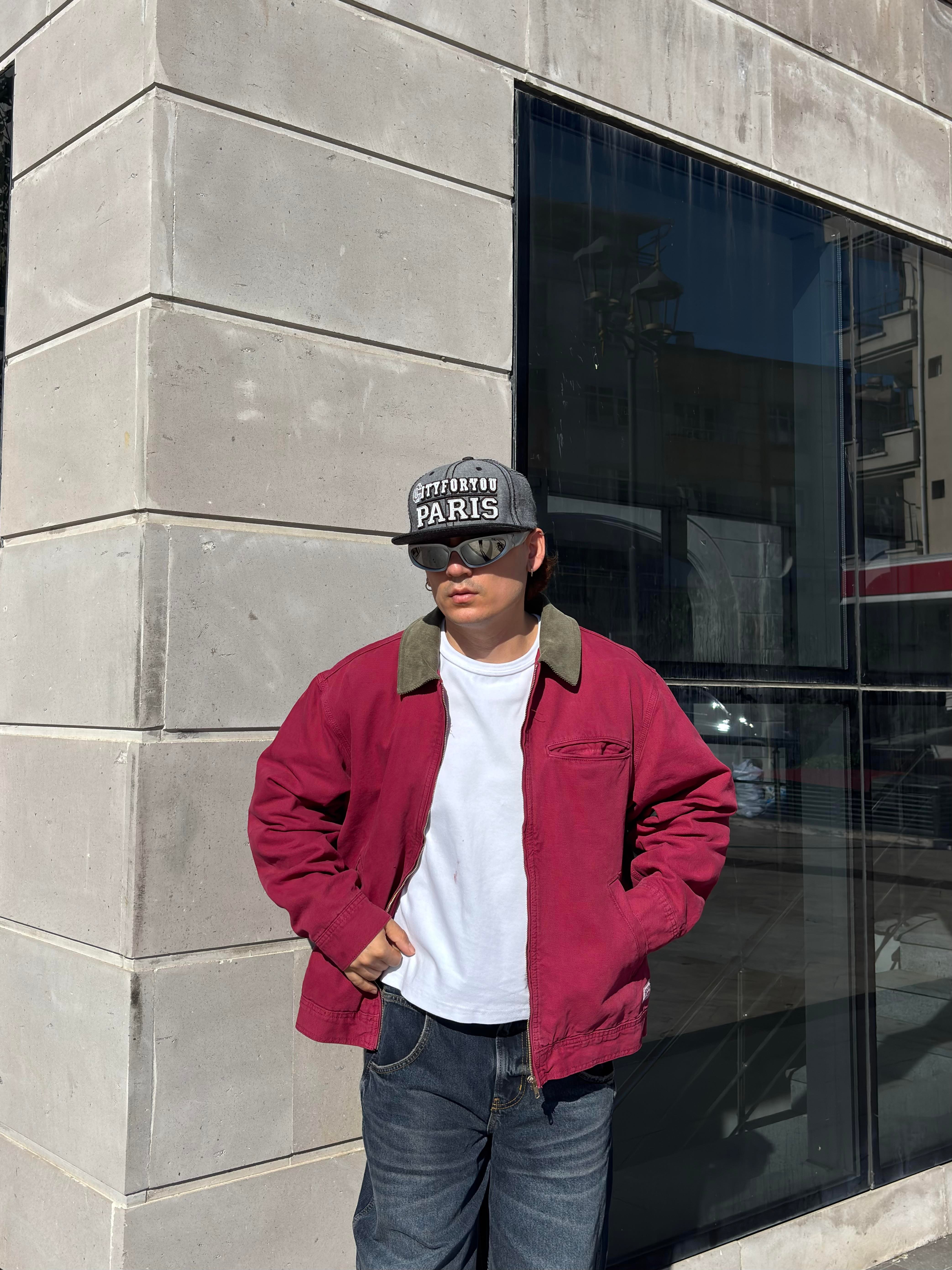 Premium Red Alba Worker Jacket