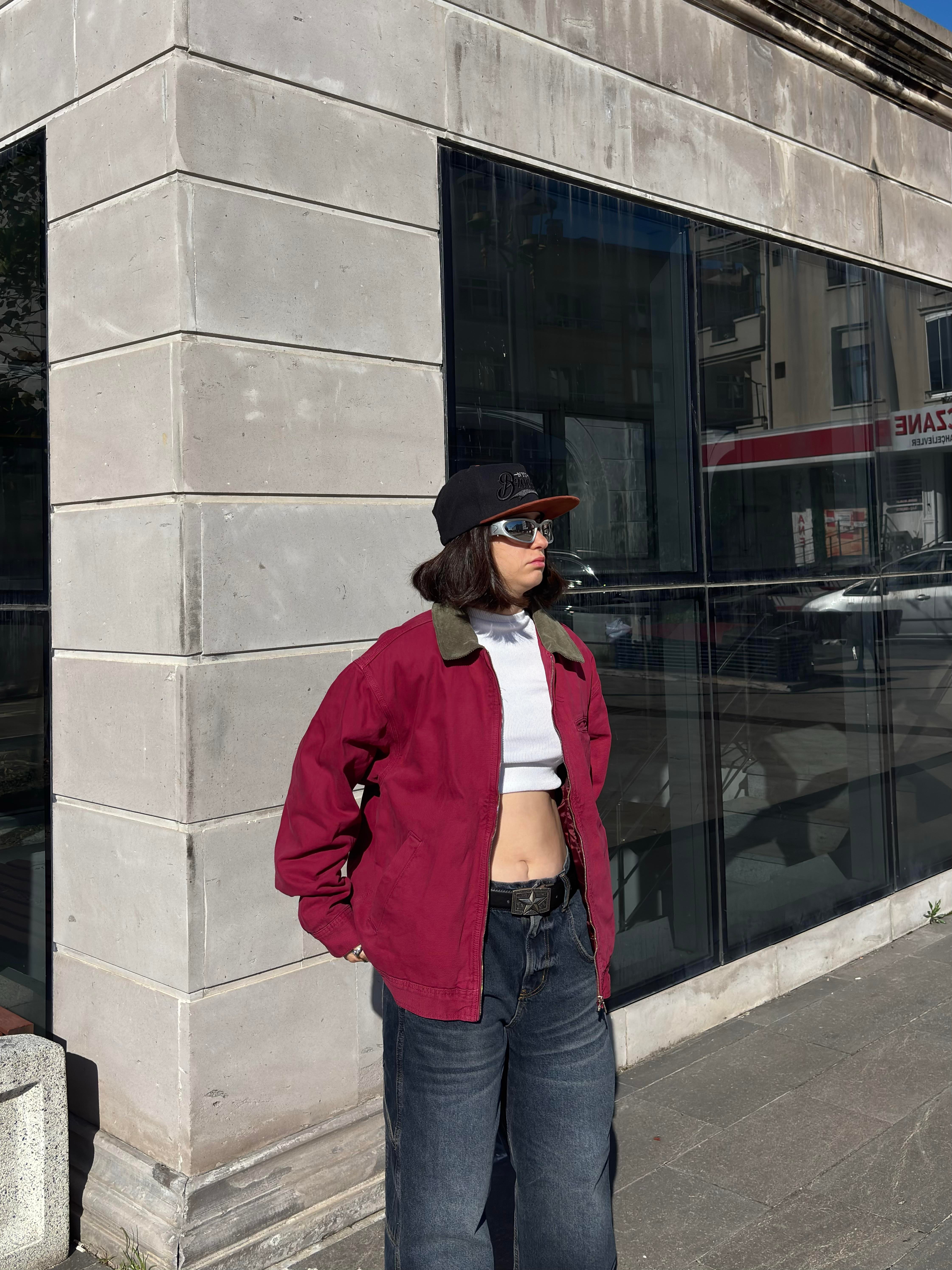 Premium Red Alba Worker Jacket