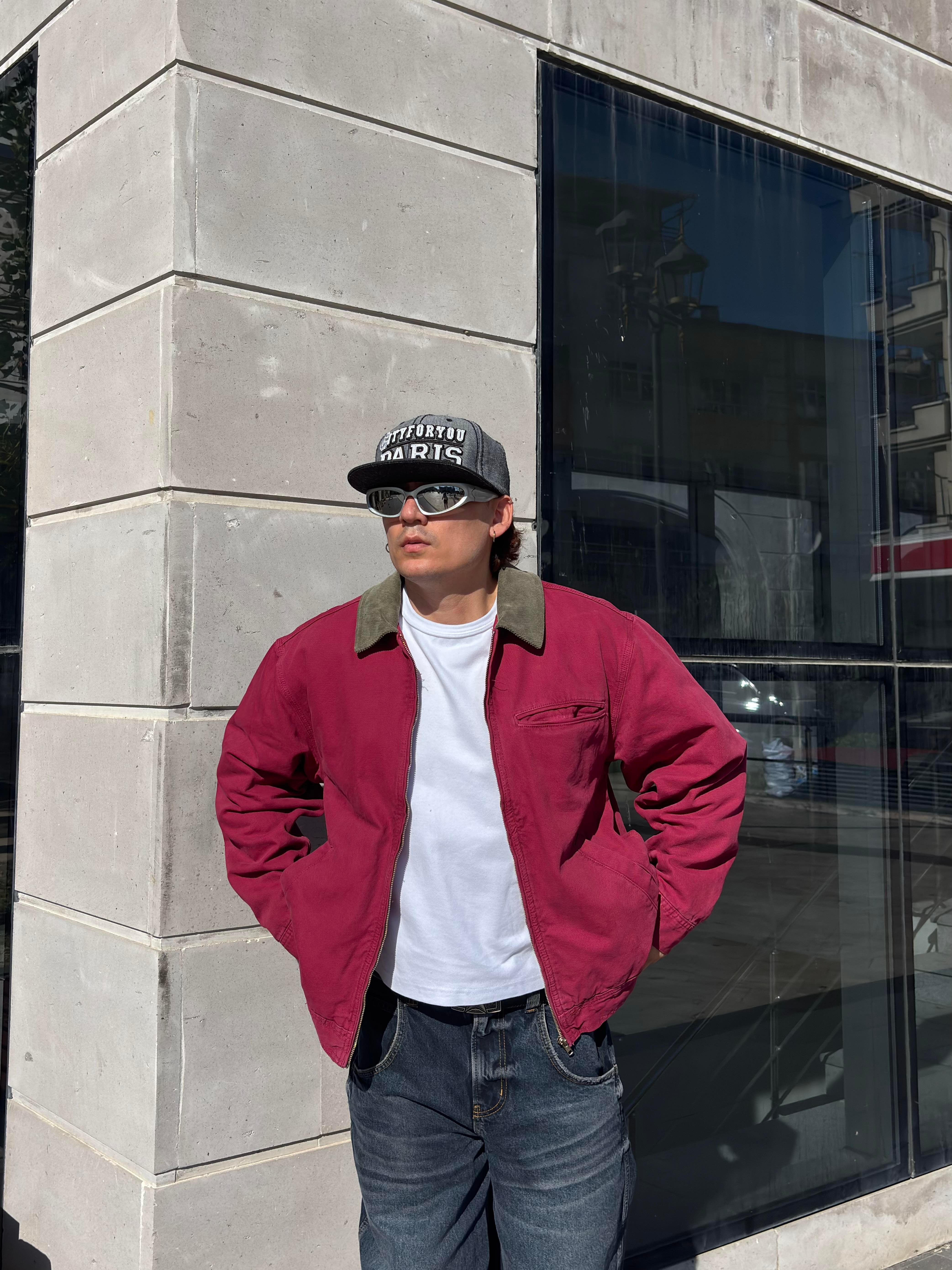 Premium Red Alba Worker Jacket