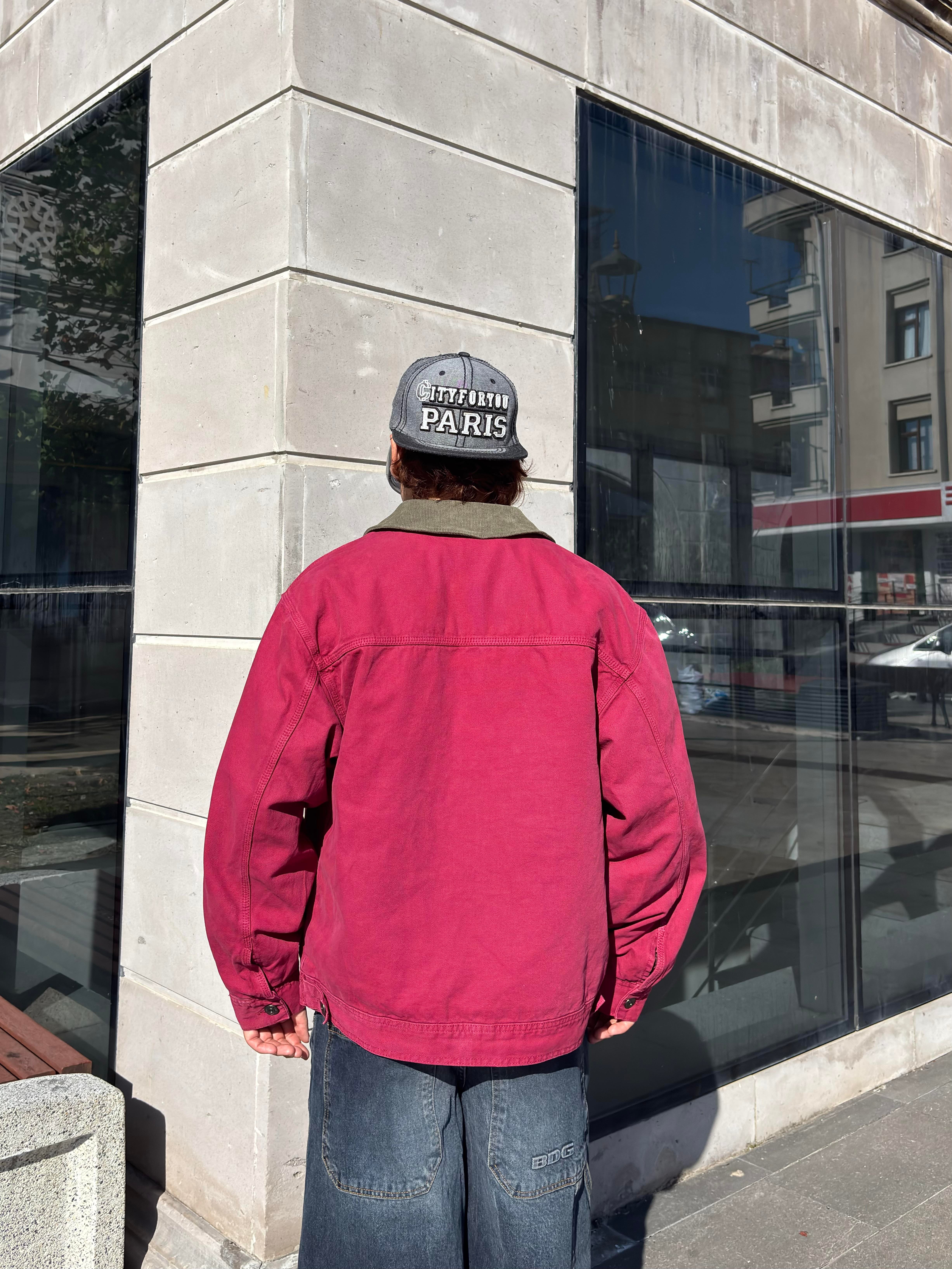 Premium Red Alba Worker Jacket