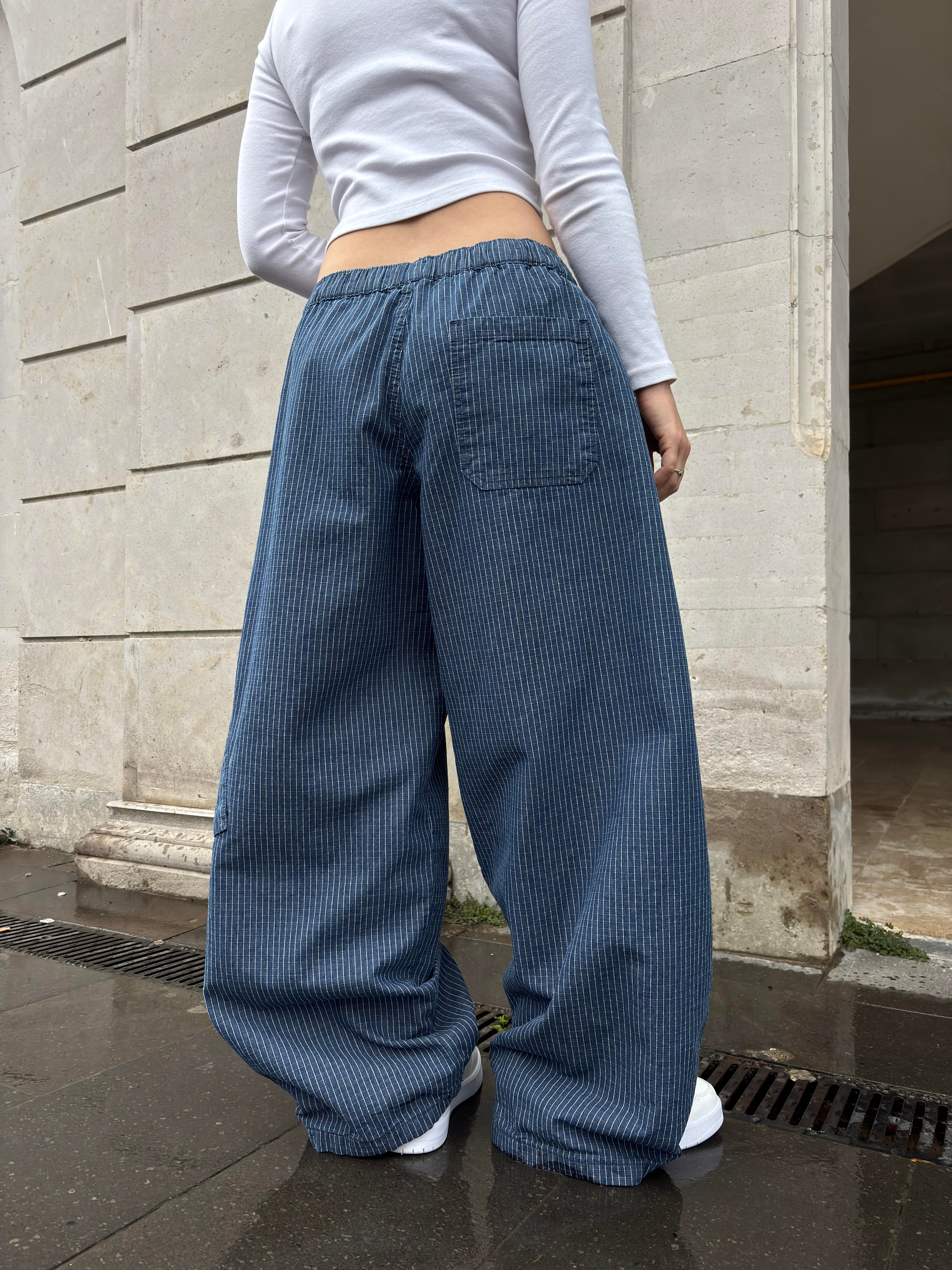 Premium Ripstop Righe Bobbi Pants