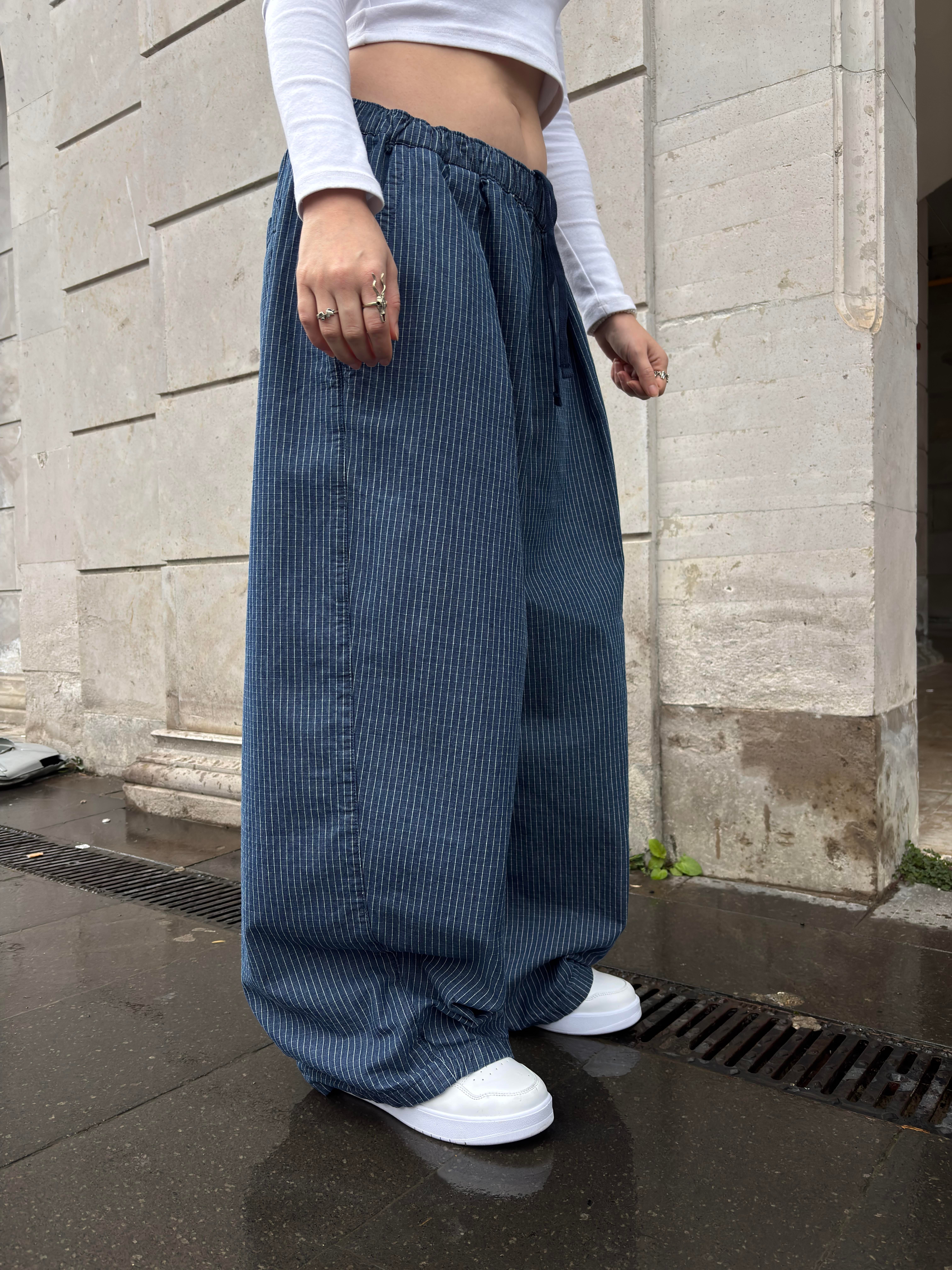 Premium Ripstop Righe Bobbi Pants