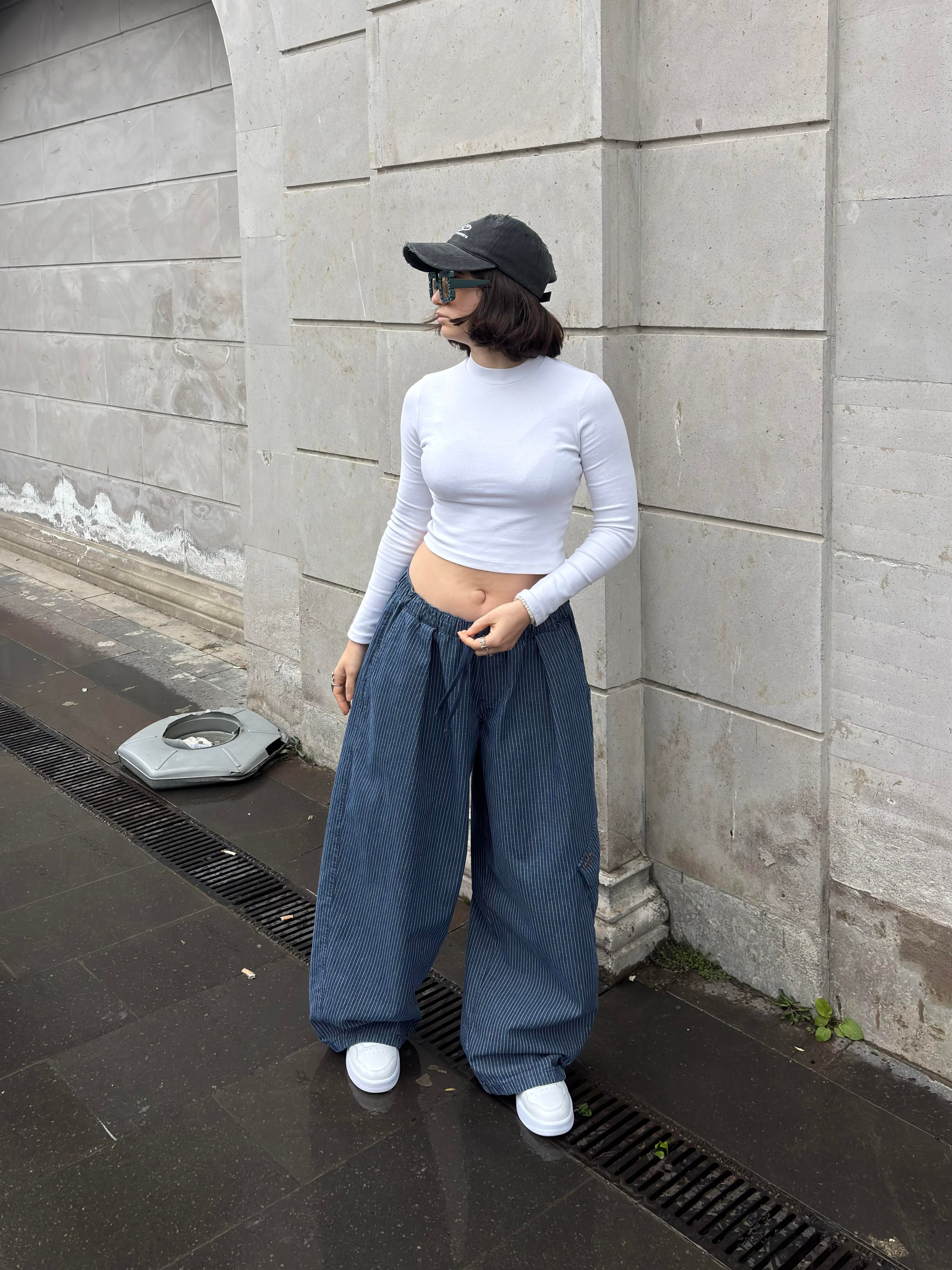 Premium Ripstop Righe Bobbi Pants