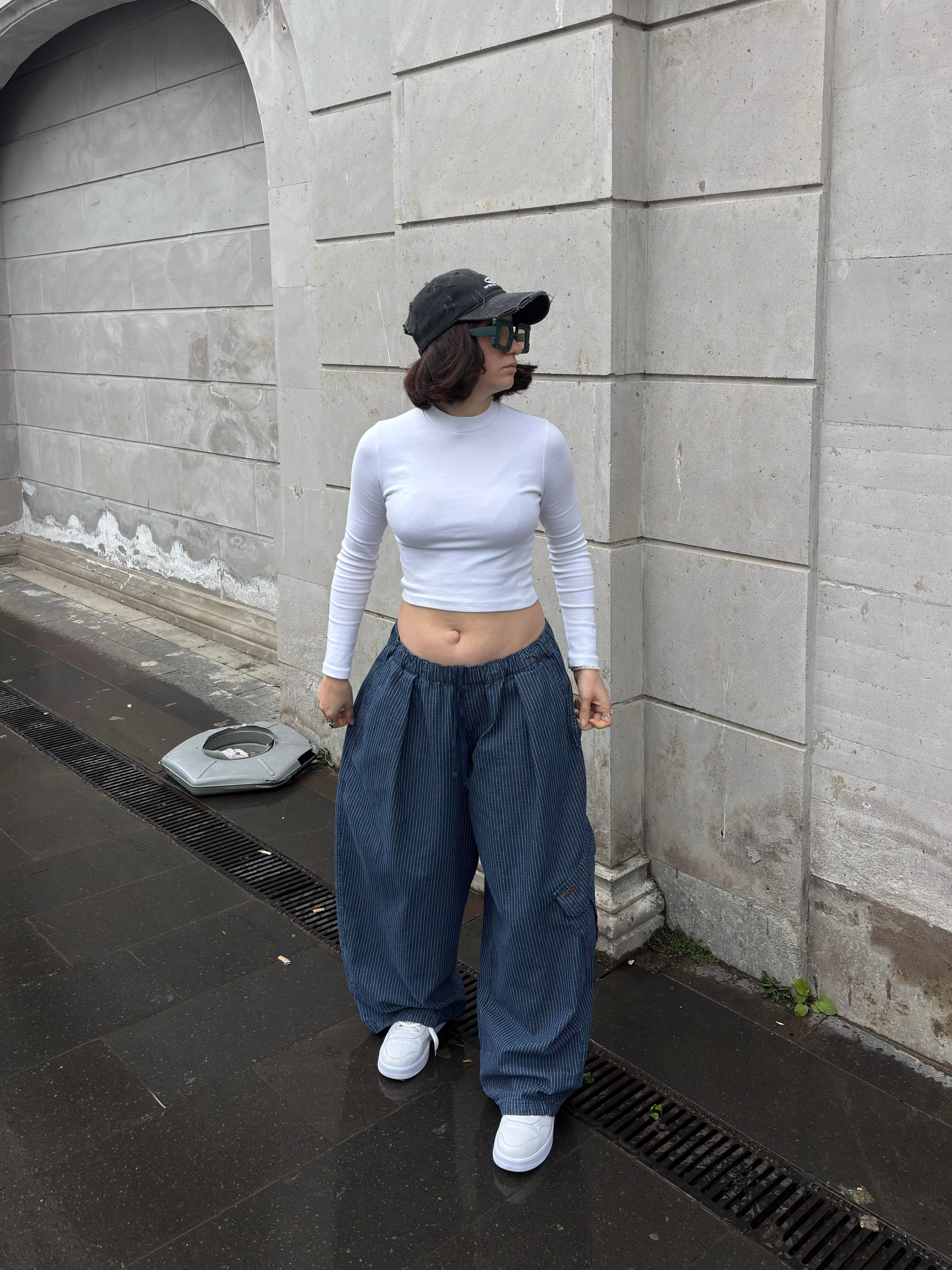 Premium Ripstop Righe Bobbi Pants