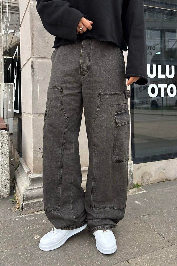 Premium Shadow Carperter Denim Cargo Pants