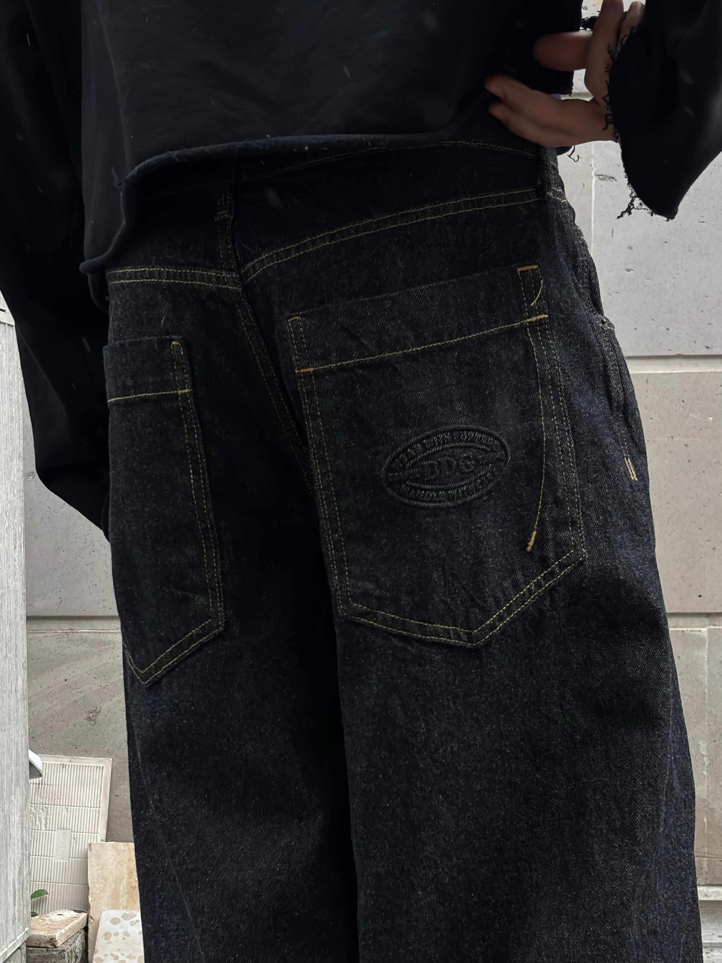 Premium Stamped Jaya Baggy Denim Jeans