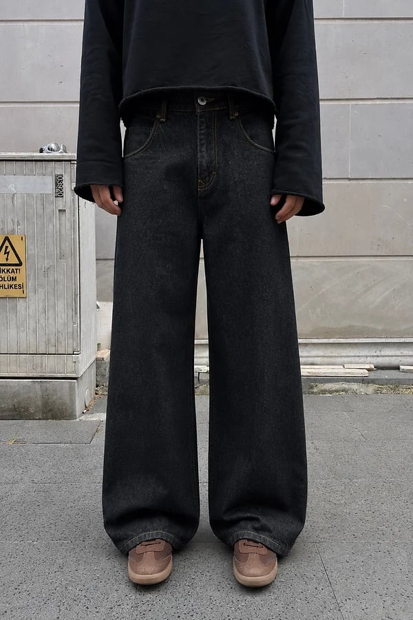 Premium Stamped Jaya Baggy Denim Jeans