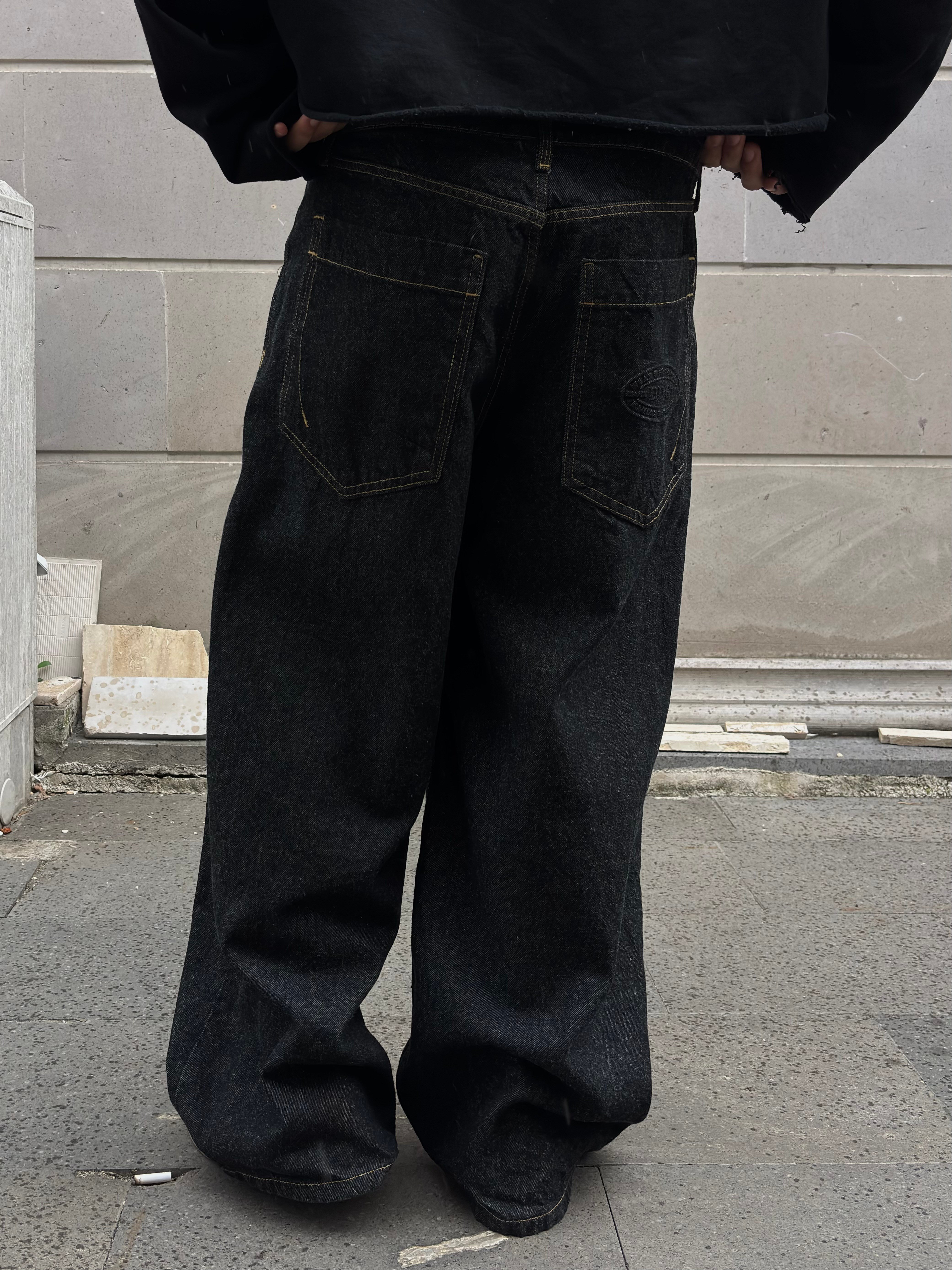 Premium Stamped Jaya Baggy Denim Jeans