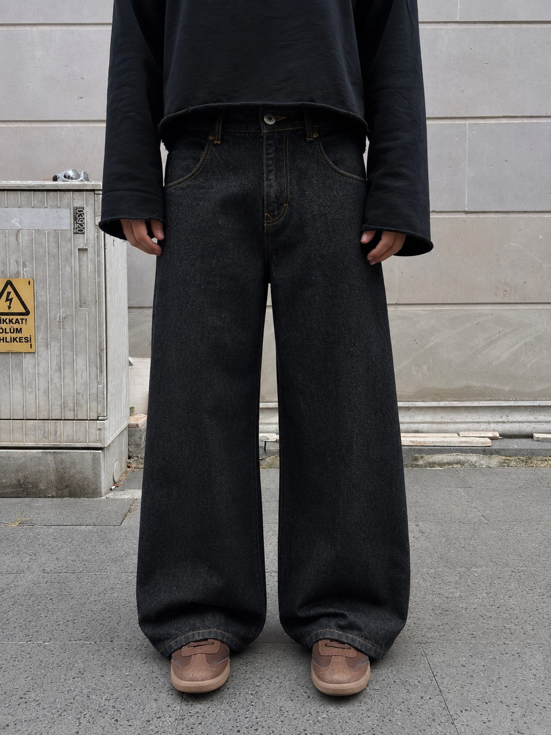 Premium Stamped Jaya Baggy Denim Jeans