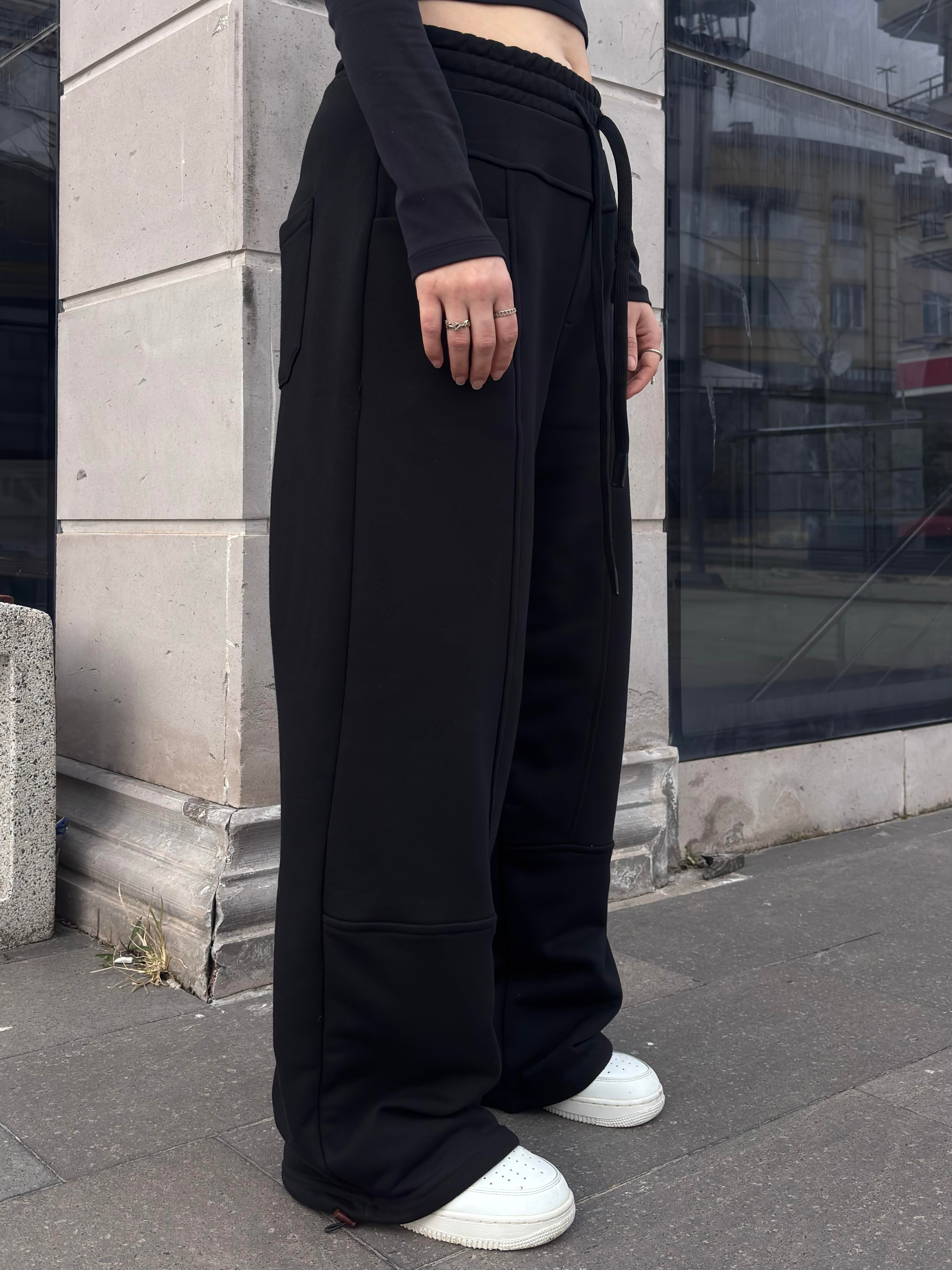 Premium Strip Line Baggy  Ayarlanabilir Eşofman