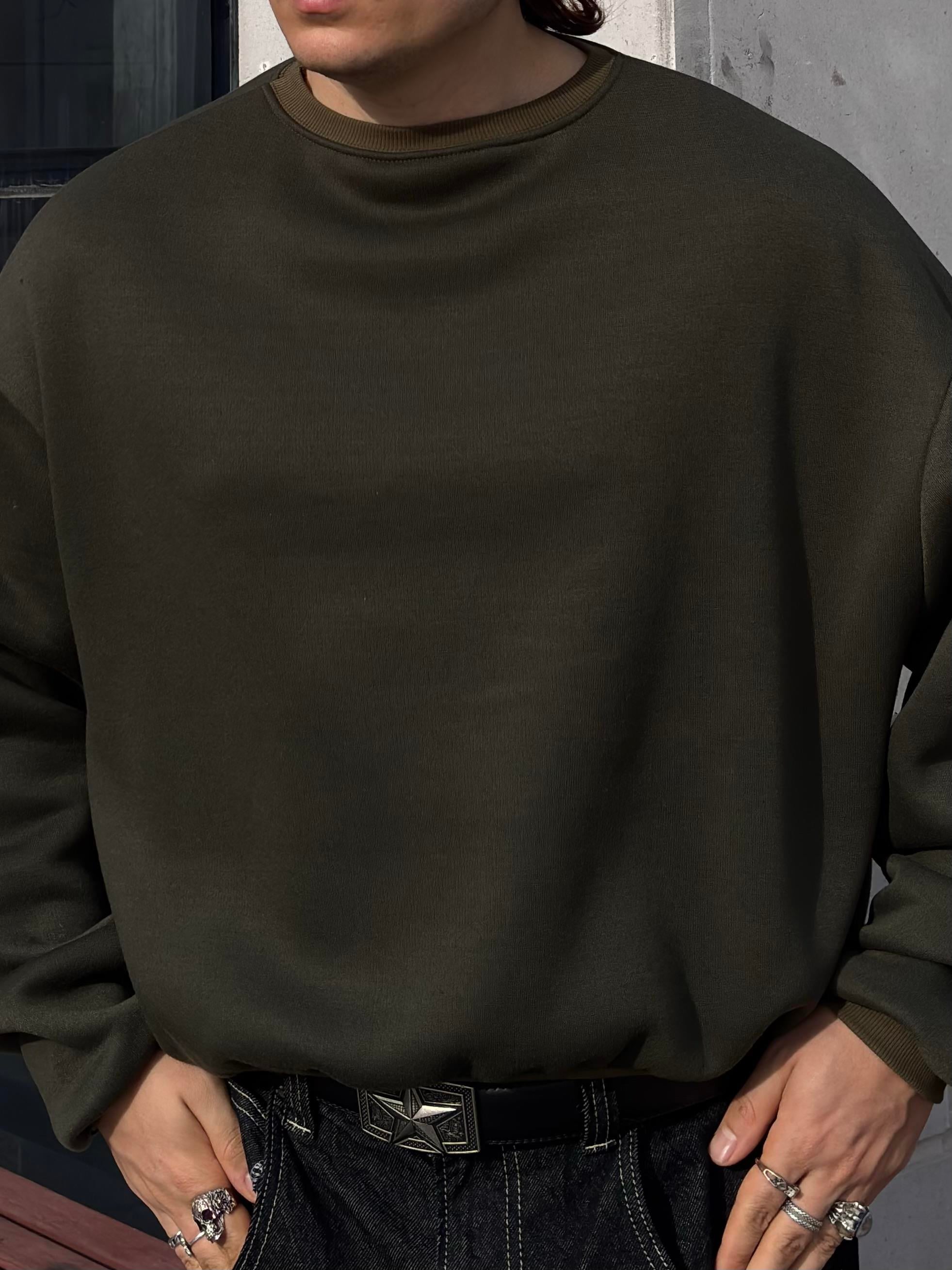 Premium Swamp Green Heavy Mold Stance Bomber Sweat