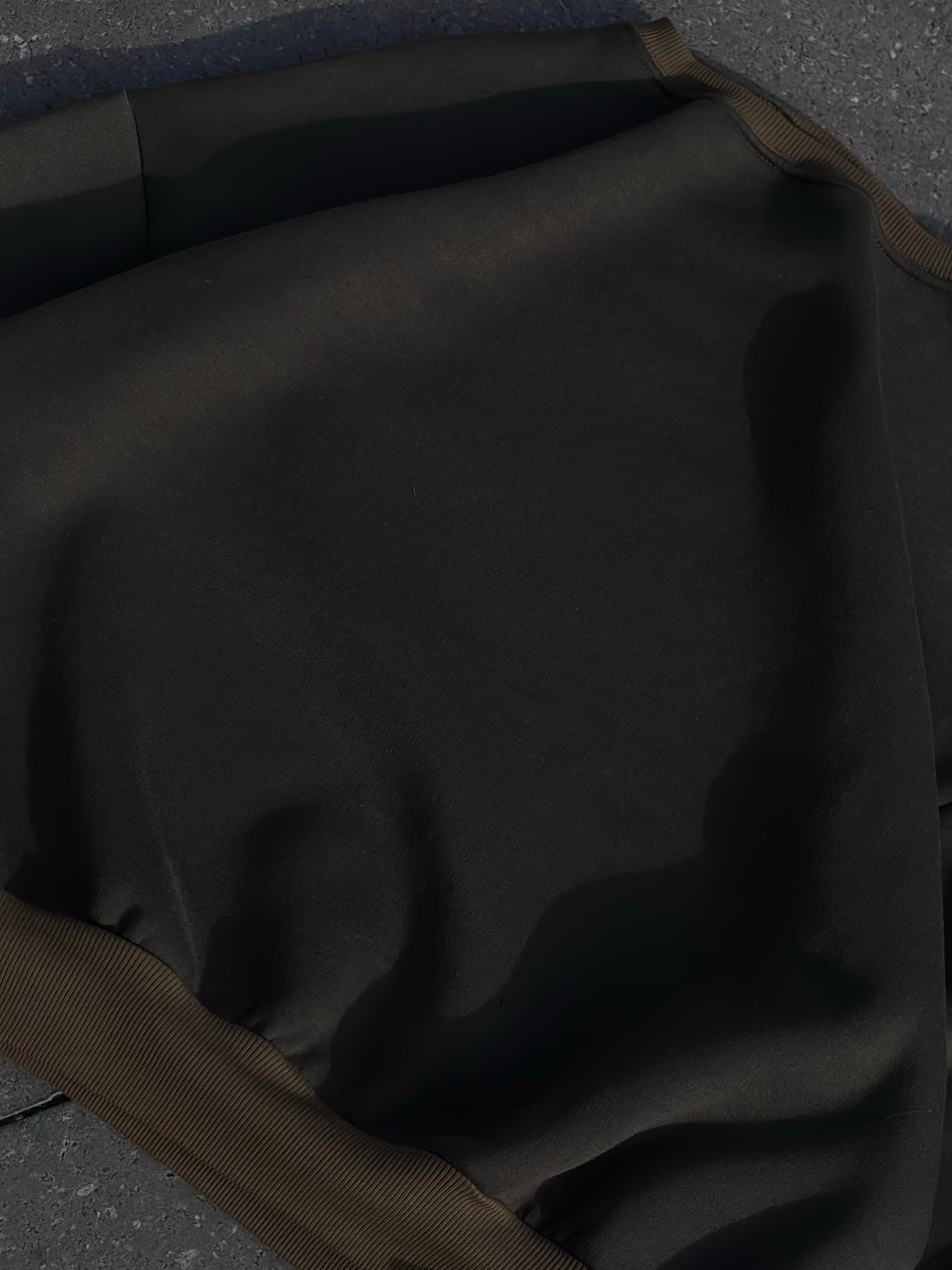 Premium Swamp Green Heavy Mold Stance Bomber Sweat
